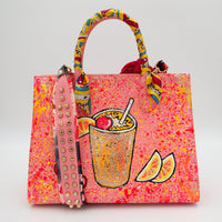 Anca Barbu Sophia Bag, Cocktail with Cherries and Oranges