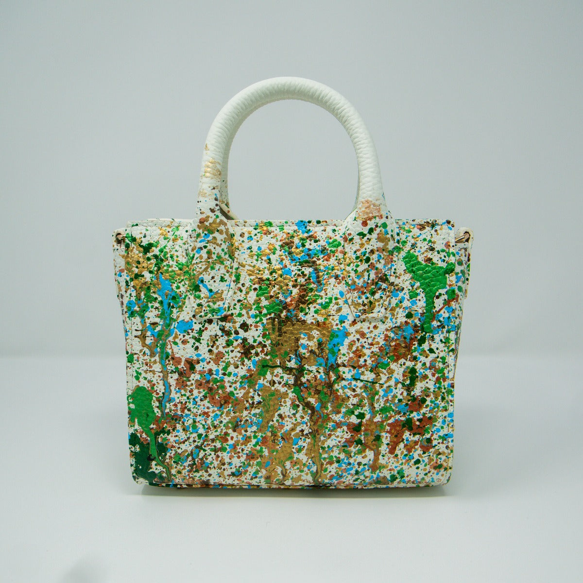 Anca Barbu Camila Bag, Splashes, Green Fall