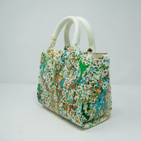 Thumbnail for Anca Barbu Camila Bag, Splashes, Green Fall