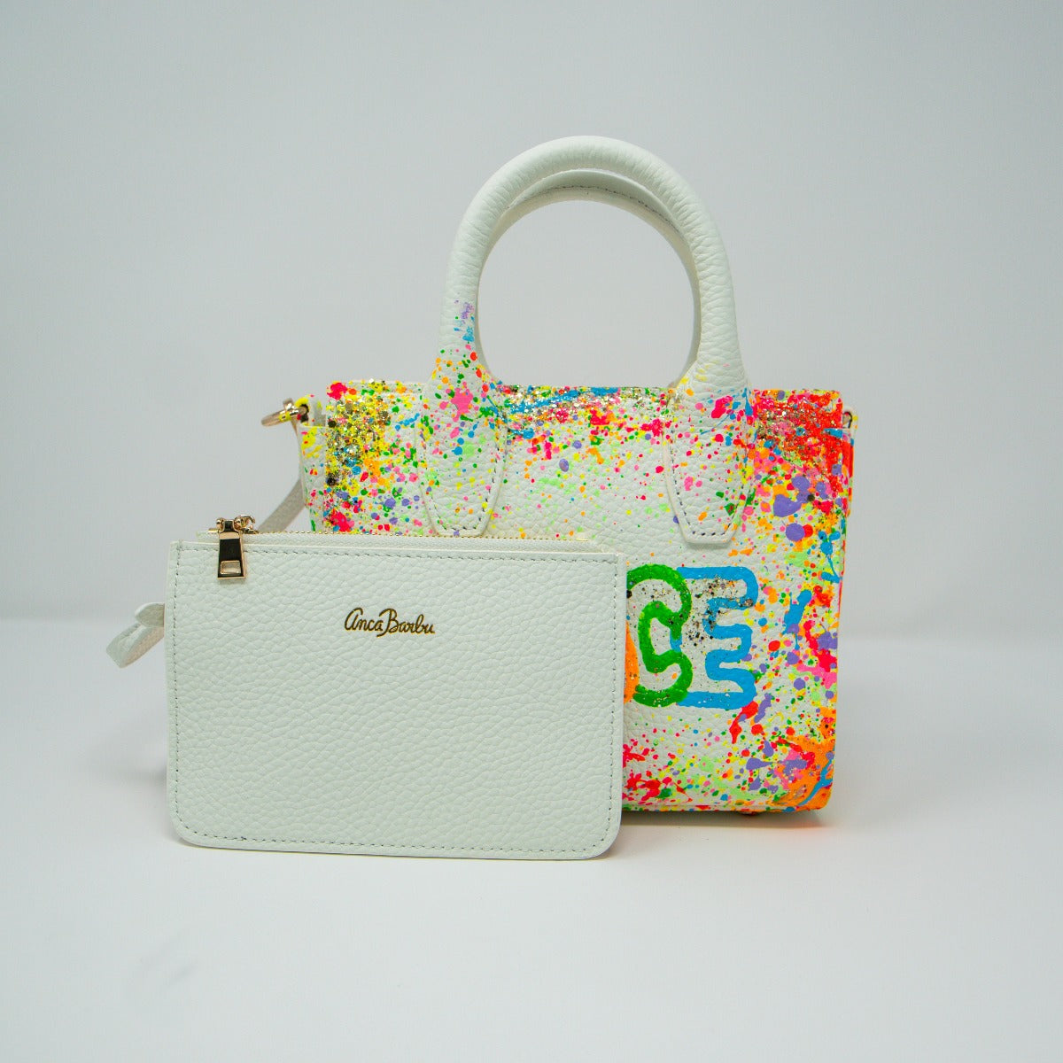 Anca Barbu Camila Bag, PEACE, Bright