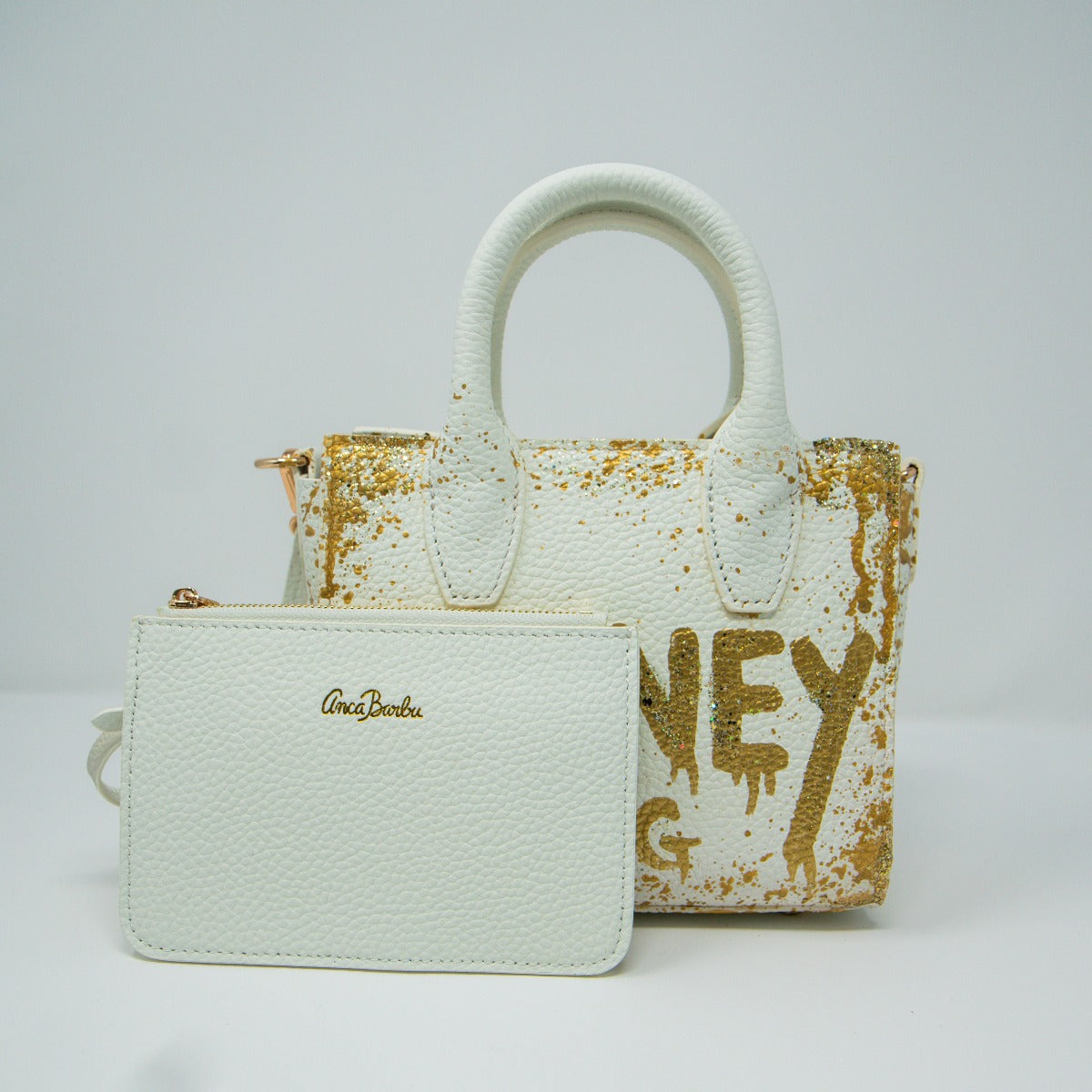 Anca Barbu Camila Bag, Money Bag, Gold