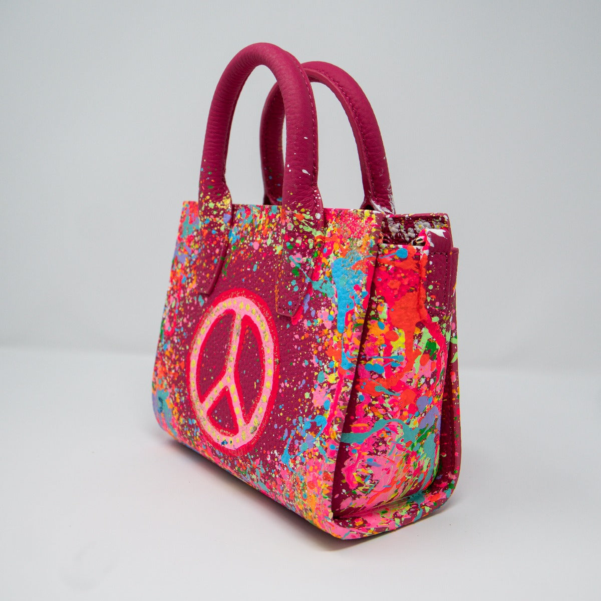 Anca Barbu Camila Bag, Peace Sign, Bright