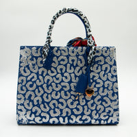 Thumbnail for Anca Barbu Sophia Bag, Cheetah, Silver