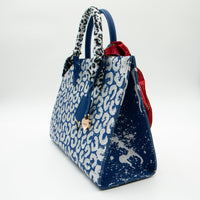 Thumbnail for Anca Barbu Sophia Bag, Cheetah, Silver