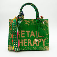 Thumbnail for Anca Barbu Sophia Bag, Retail Therapy, Gold