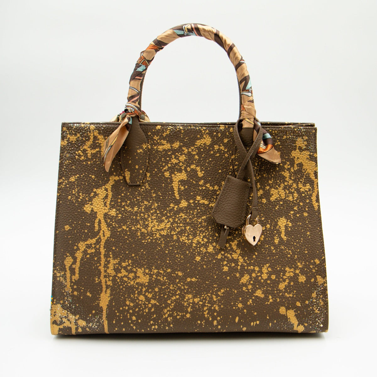 Anca Barbu Sophia Bag, Splashes, Gold