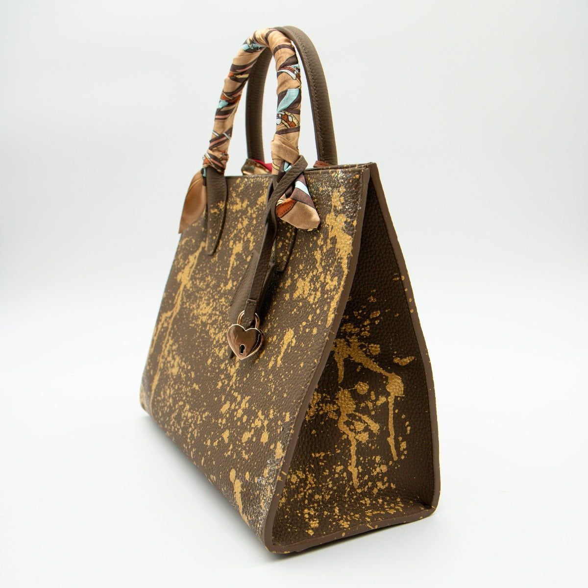 Anca Barbu Sophia Bag, Splashes, Gold