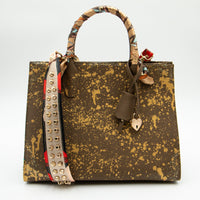 Thumbnail for Anca Barbu Sophia Bag, Splashes, Gold