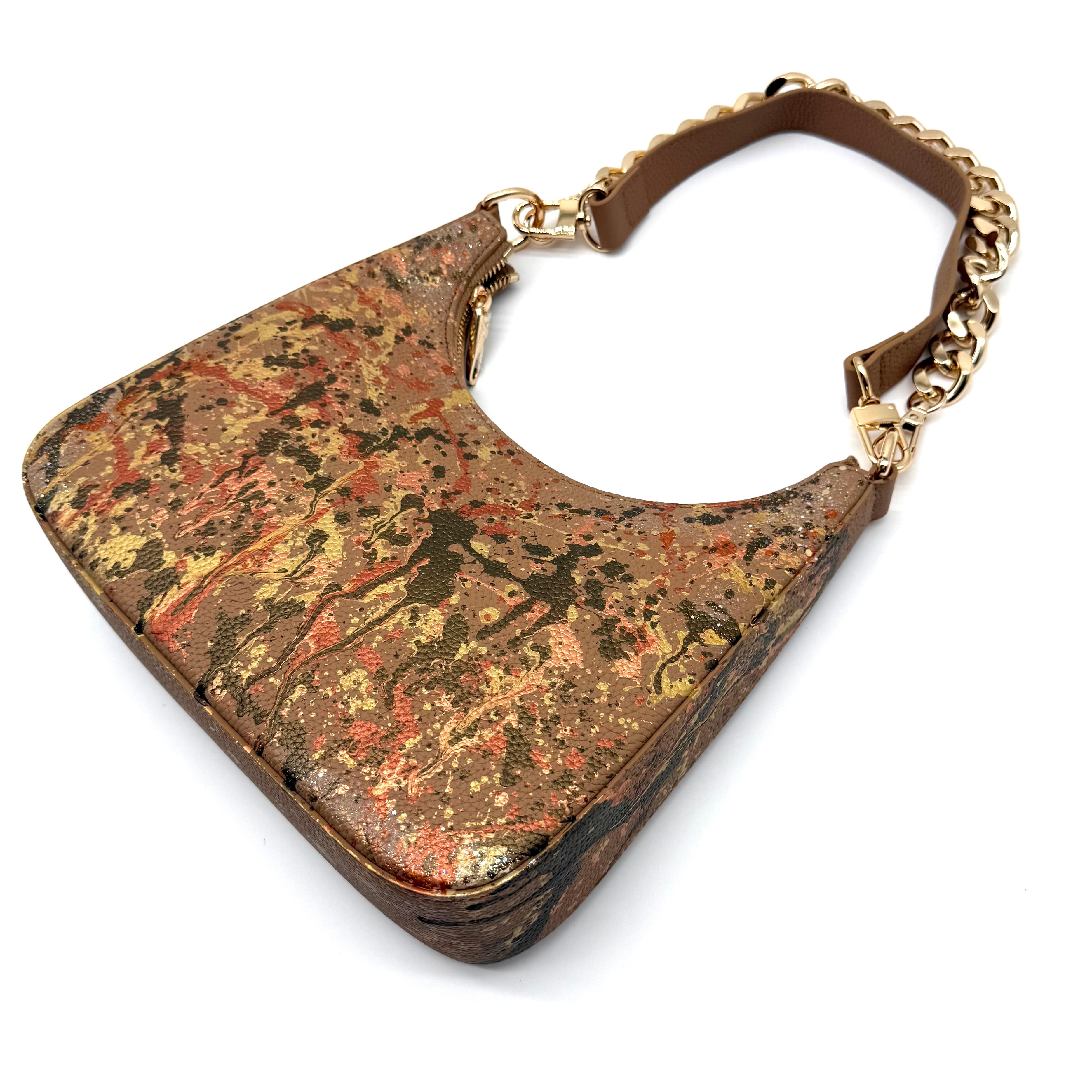 Anca Barbu Mika taupe “Fall Splashes”