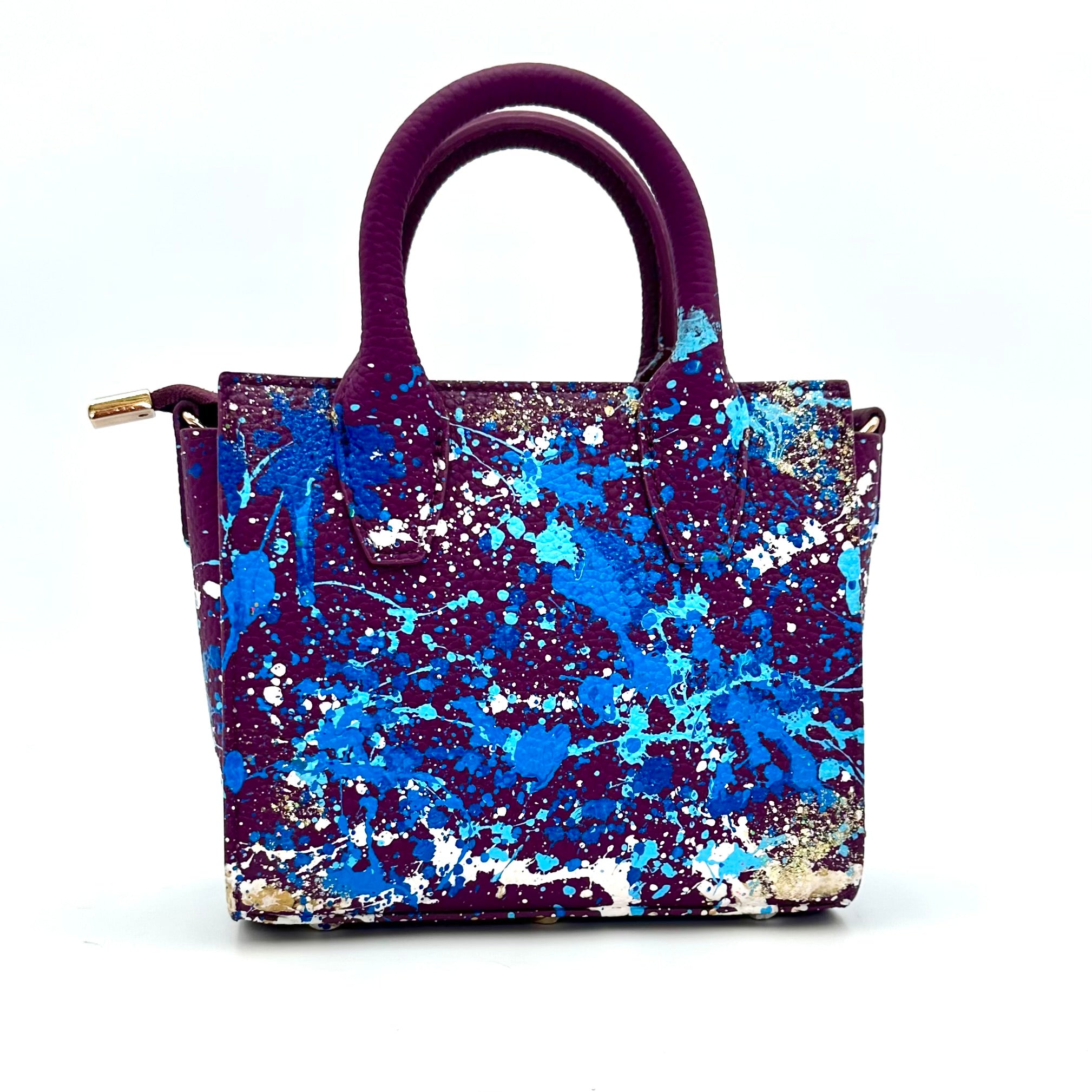 Anca Barbu Camila Purple “blue splashes”