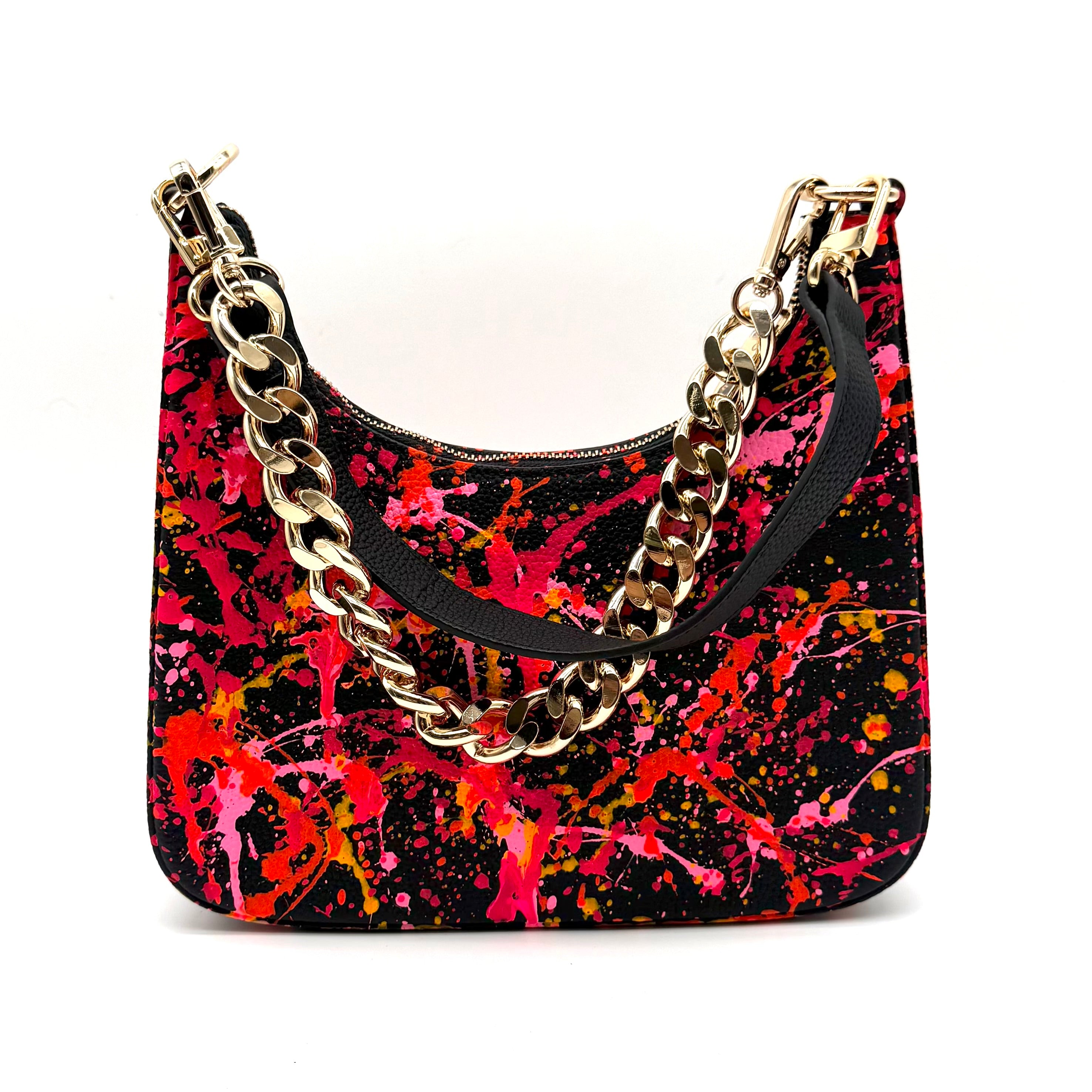 Anca Barbu Mika Black “Pink Splashes”