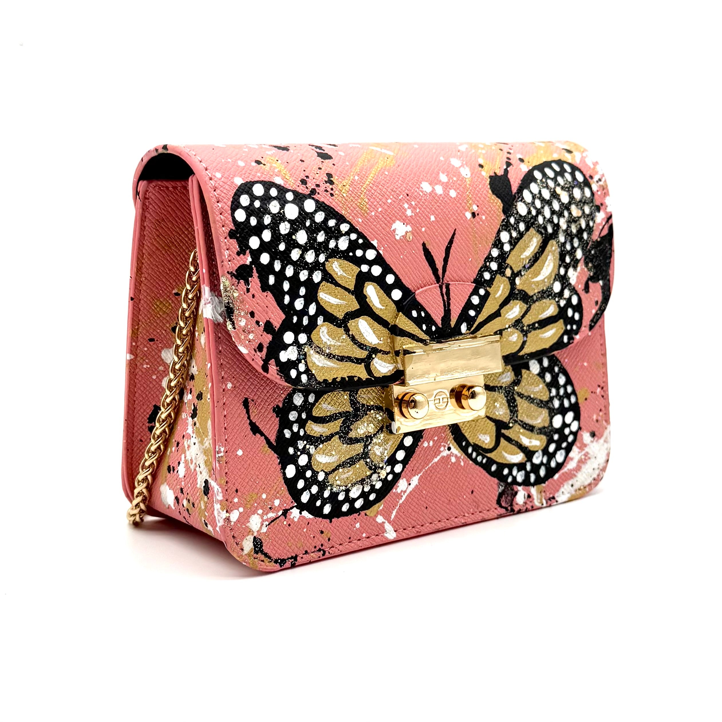 Anca Barbu Carolina Bag, Butterfly, Gold