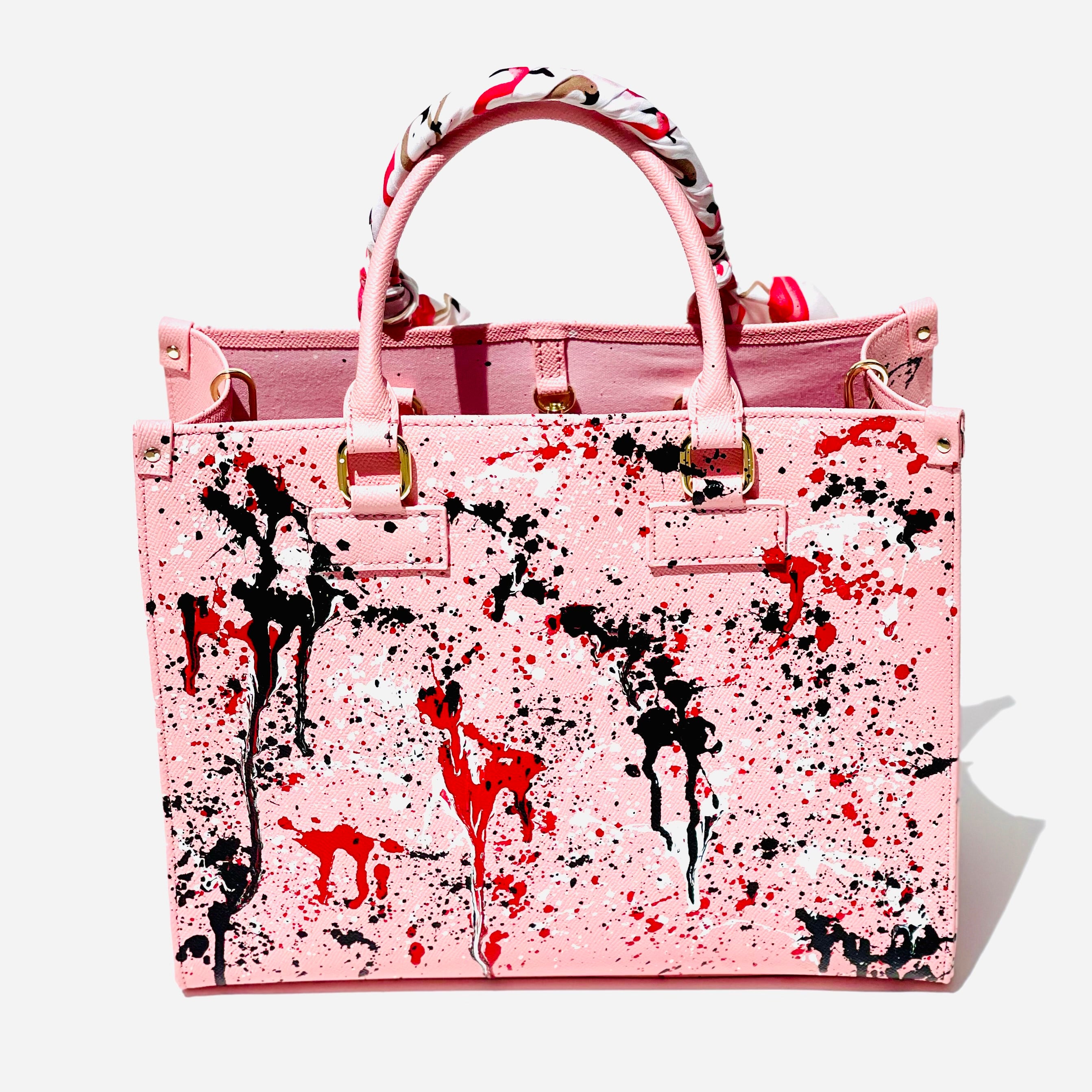 Anca Barbu Nicole Bag, Hibiscus Flowers