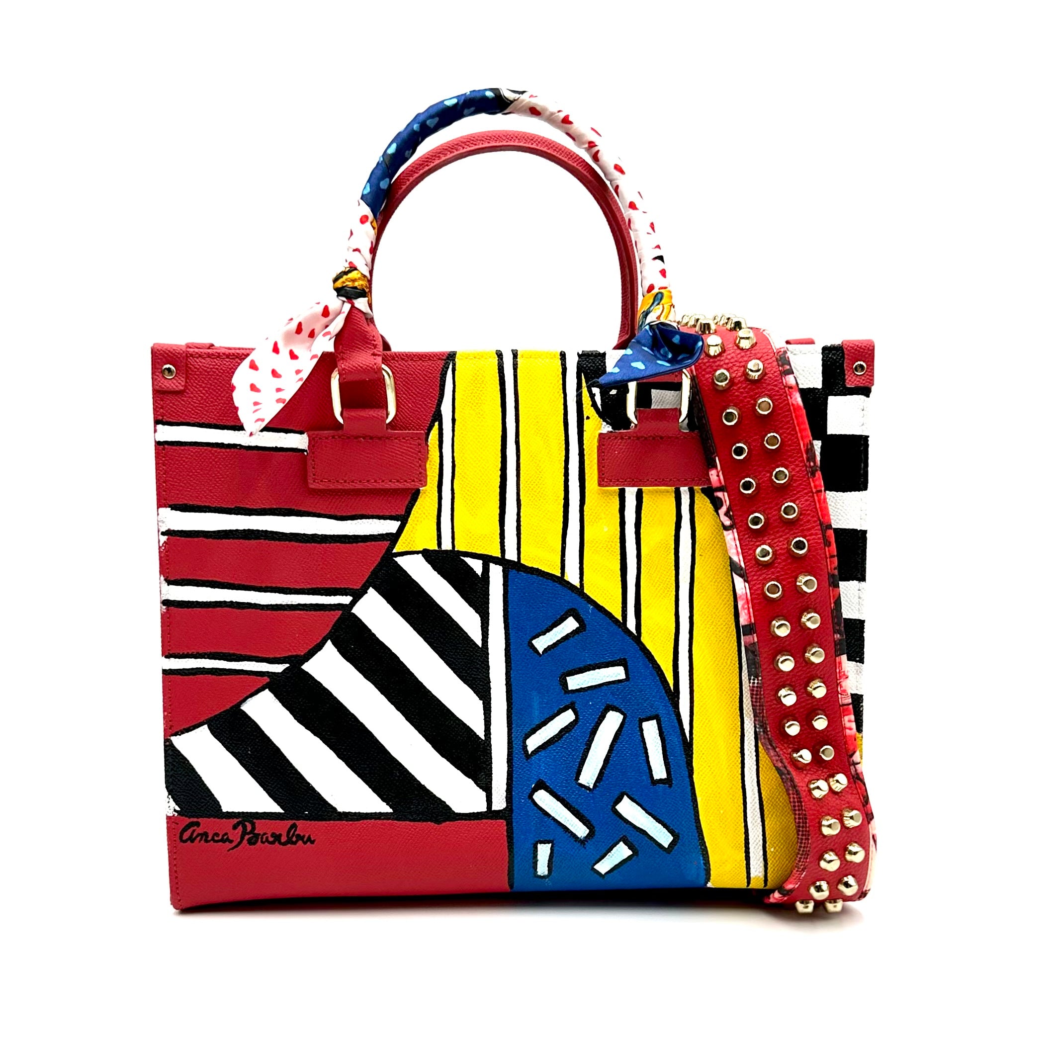 Anca Barbu Nicole Red Bag, Mondrian Fine Art