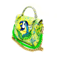 Thumbnail for Anca Barbu Vicky Bag, Blue Macaw