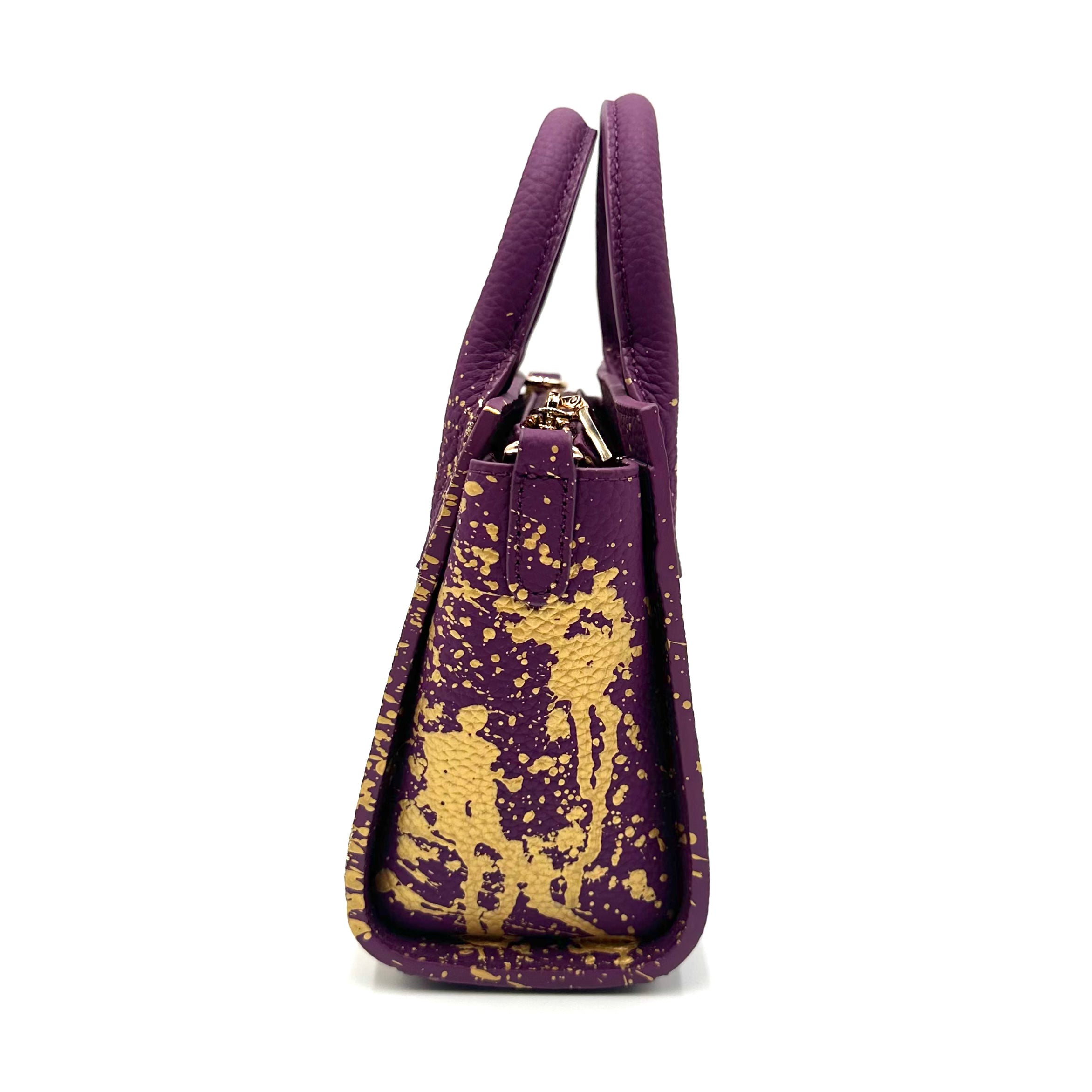 Anca Barbu Camila Purple Bag, Gold Emotional Baggage