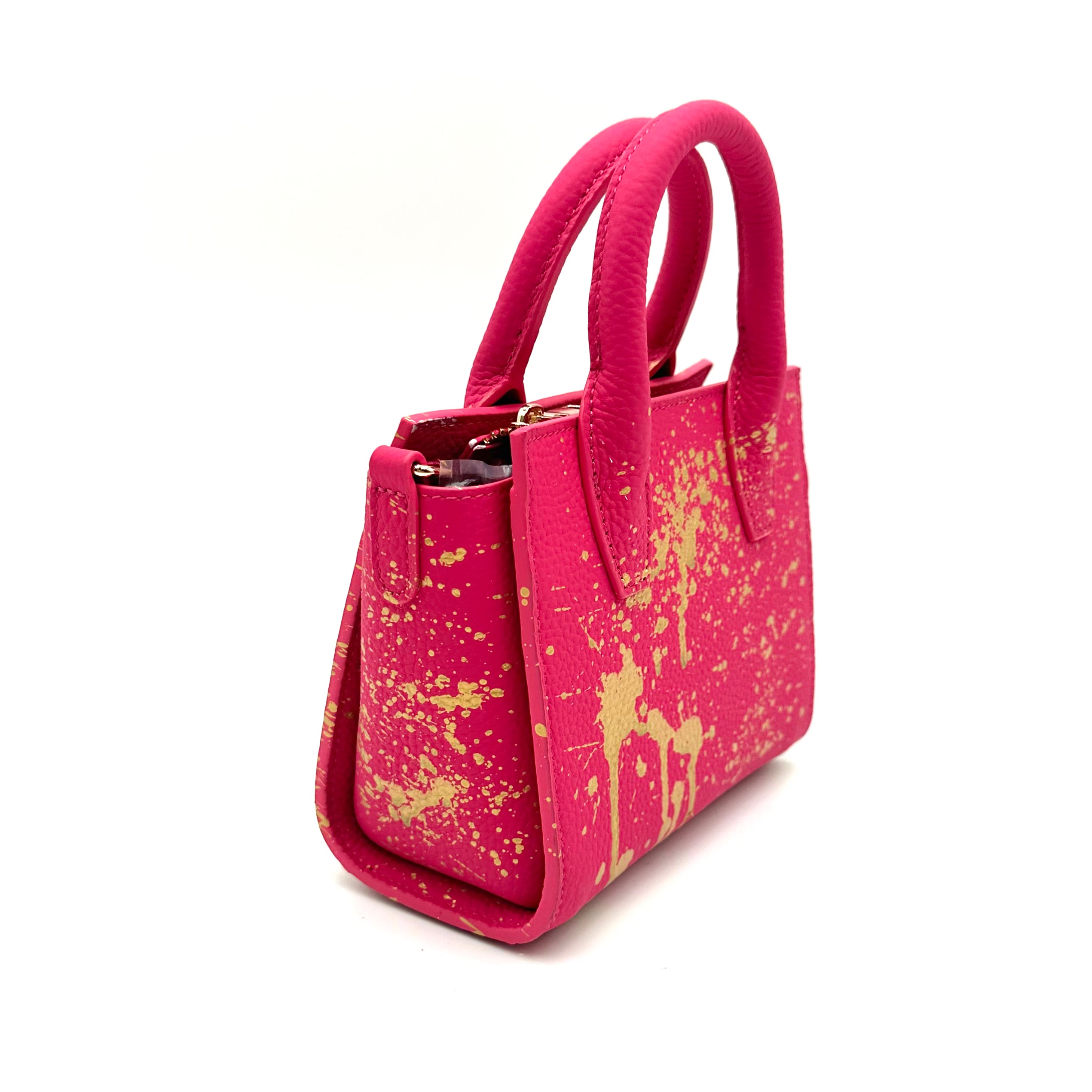 Anca Barbu Camila Pink Bag, Gold Starfish