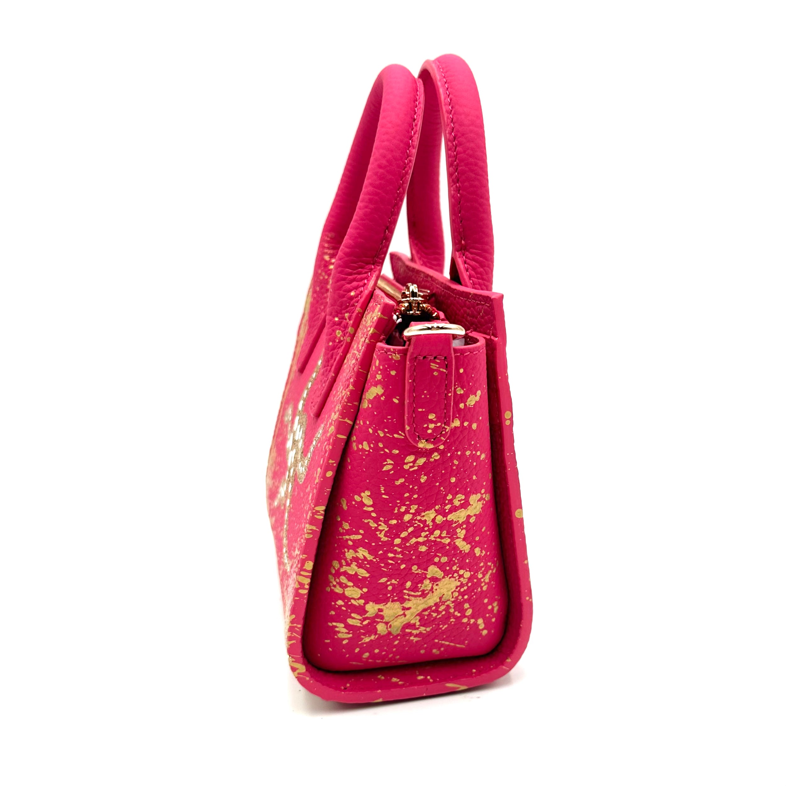 Anca Barbu Camila Pink Bag, Gold Starfish