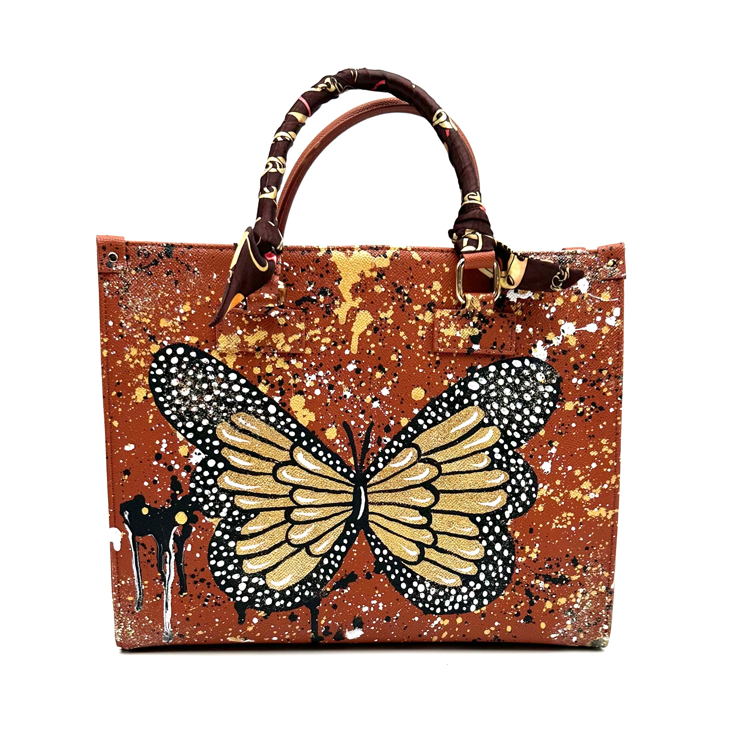 Anca Barbu Nicole Brown Bag, Butterfly