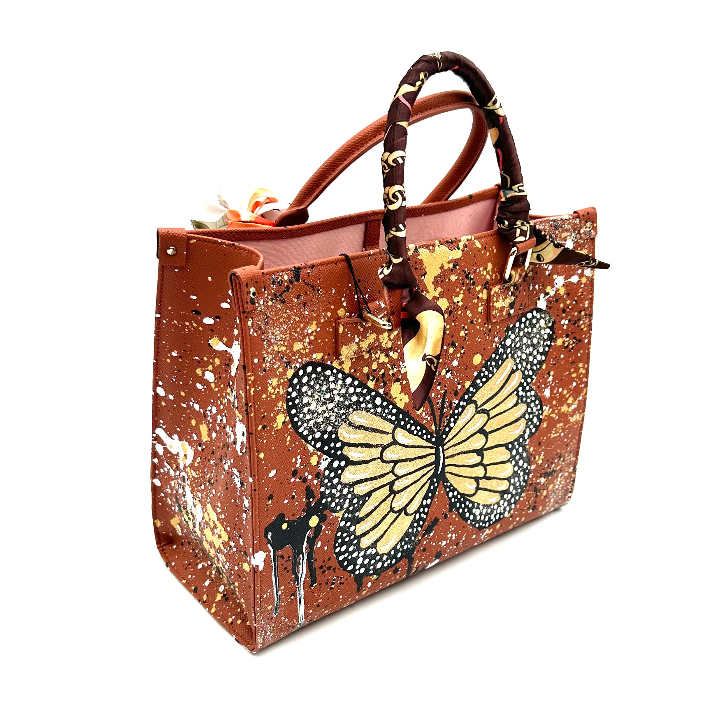Anca Barbu Nicole Brown Bag, Butterfly
