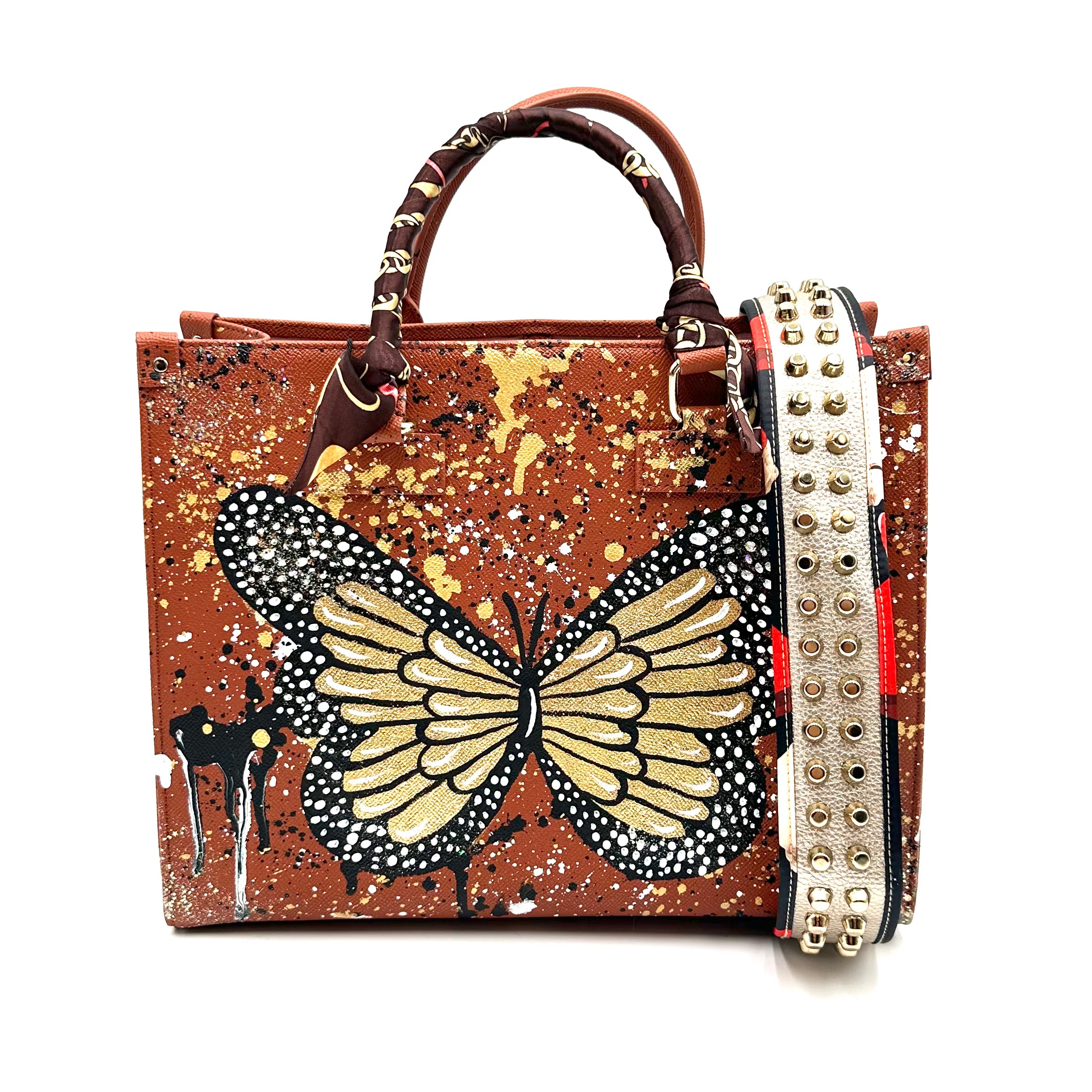 Anca Barbu Nicole Brown Bag, Butterfly