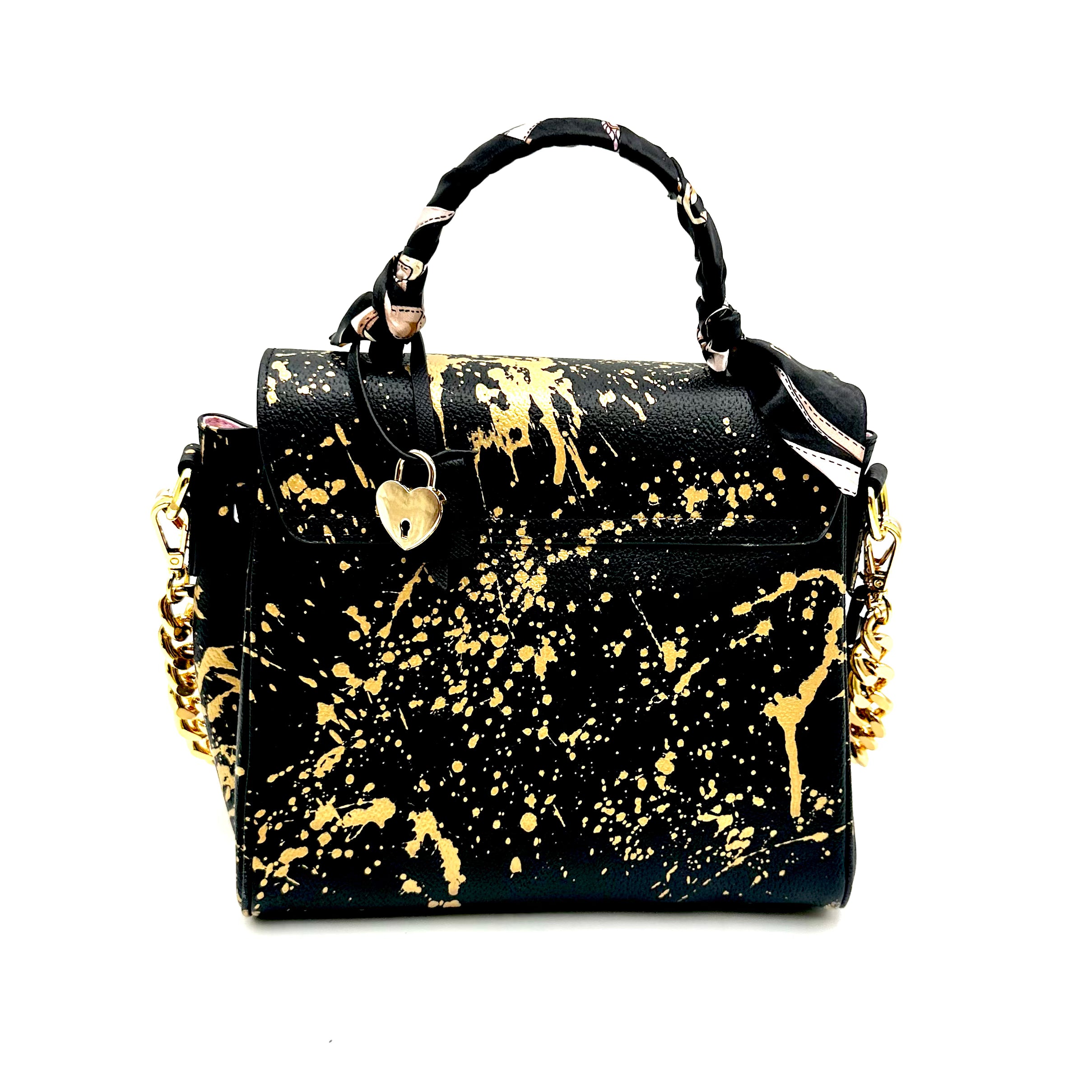 Anca Barbu Vicky Black Bag, Gold So Demure So Mindful