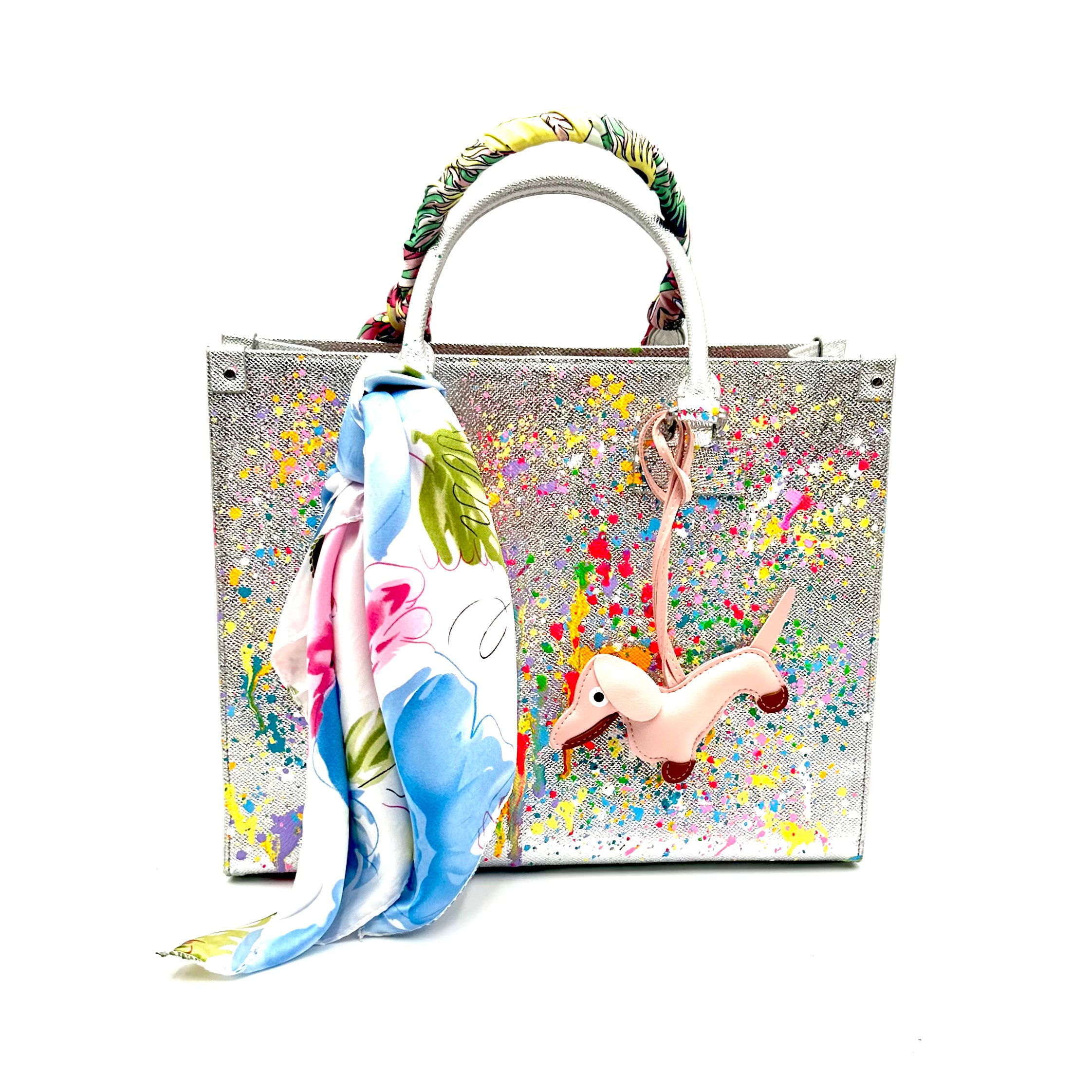 Anca Barbu Nicole Limited edition Bag, Silver  Butterfly