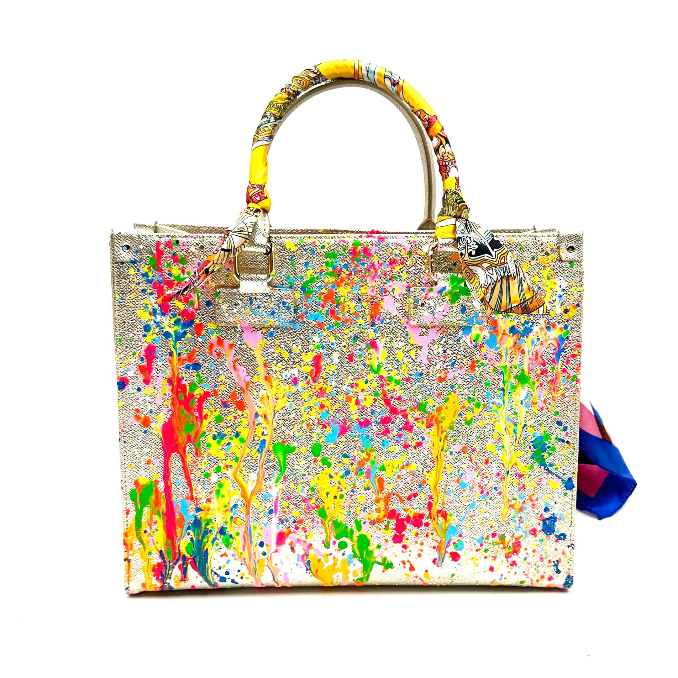 Anca Barbu Nicole Gold Bag, Bright Splashes