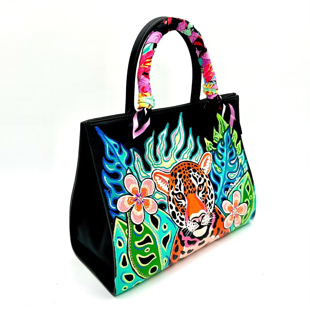 Anca Barbu Sophia Bag, Tropical Cheetah