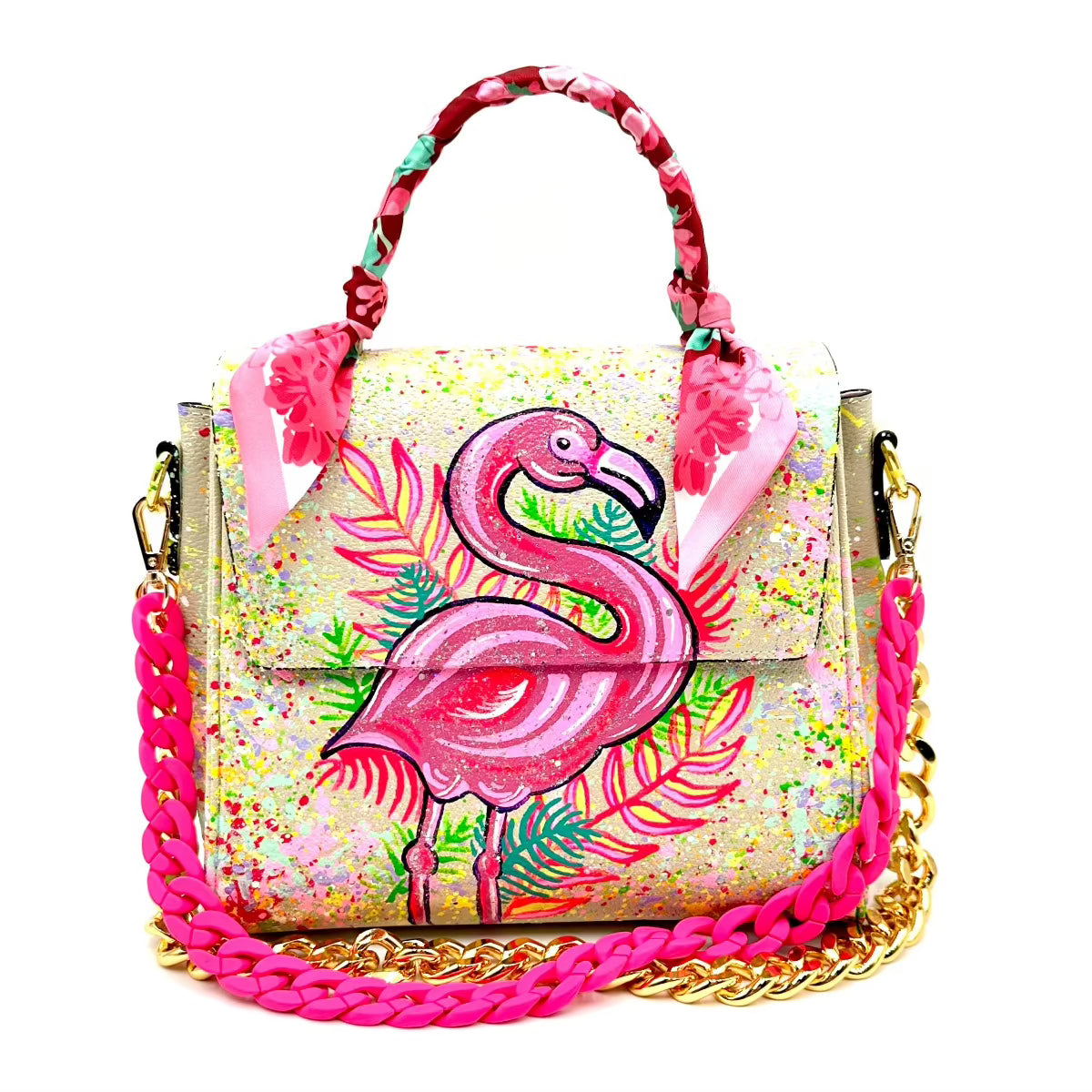 Anca Barbu Vicky Bag, Flamingo