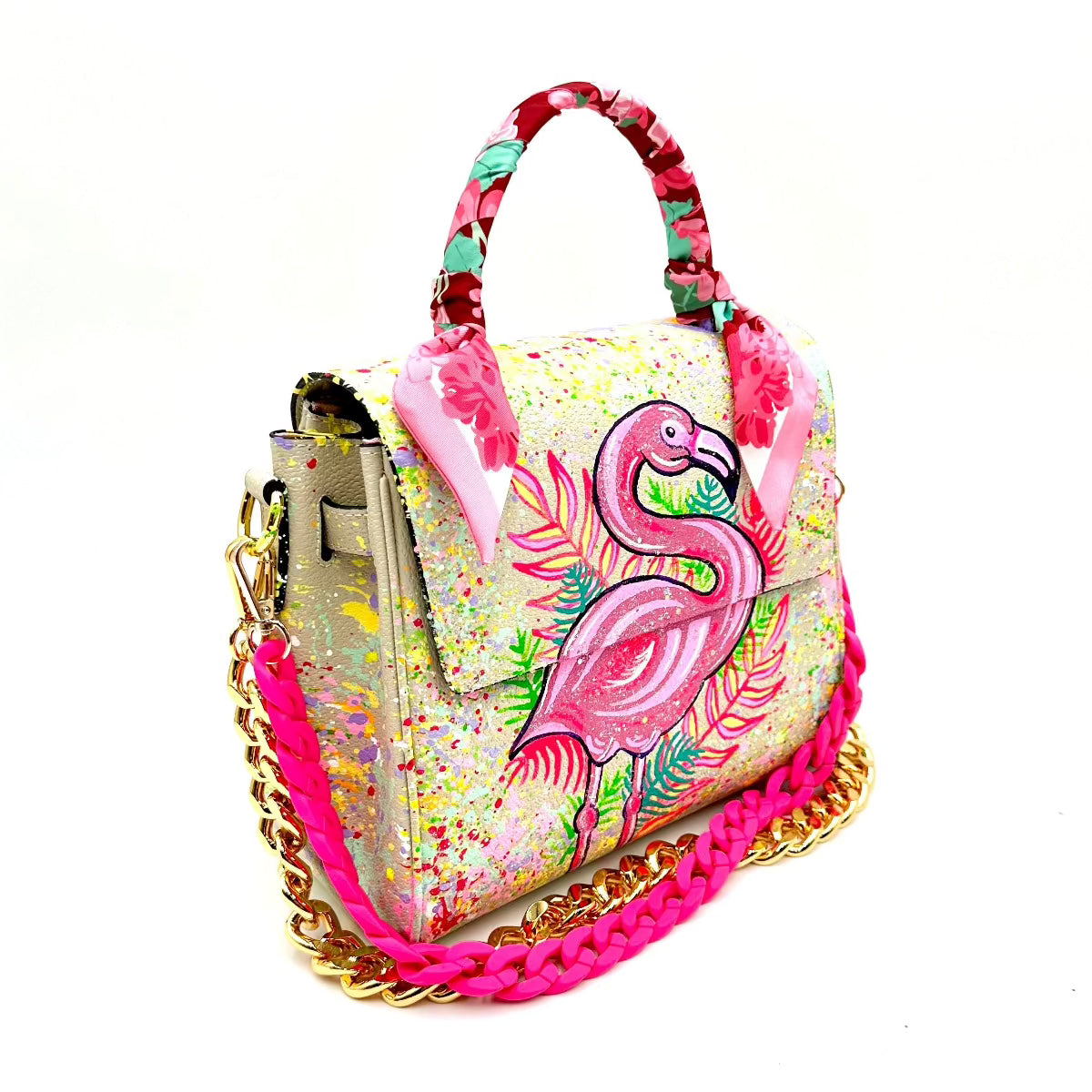 Anca Barbu Vicky Bag, Flamingo