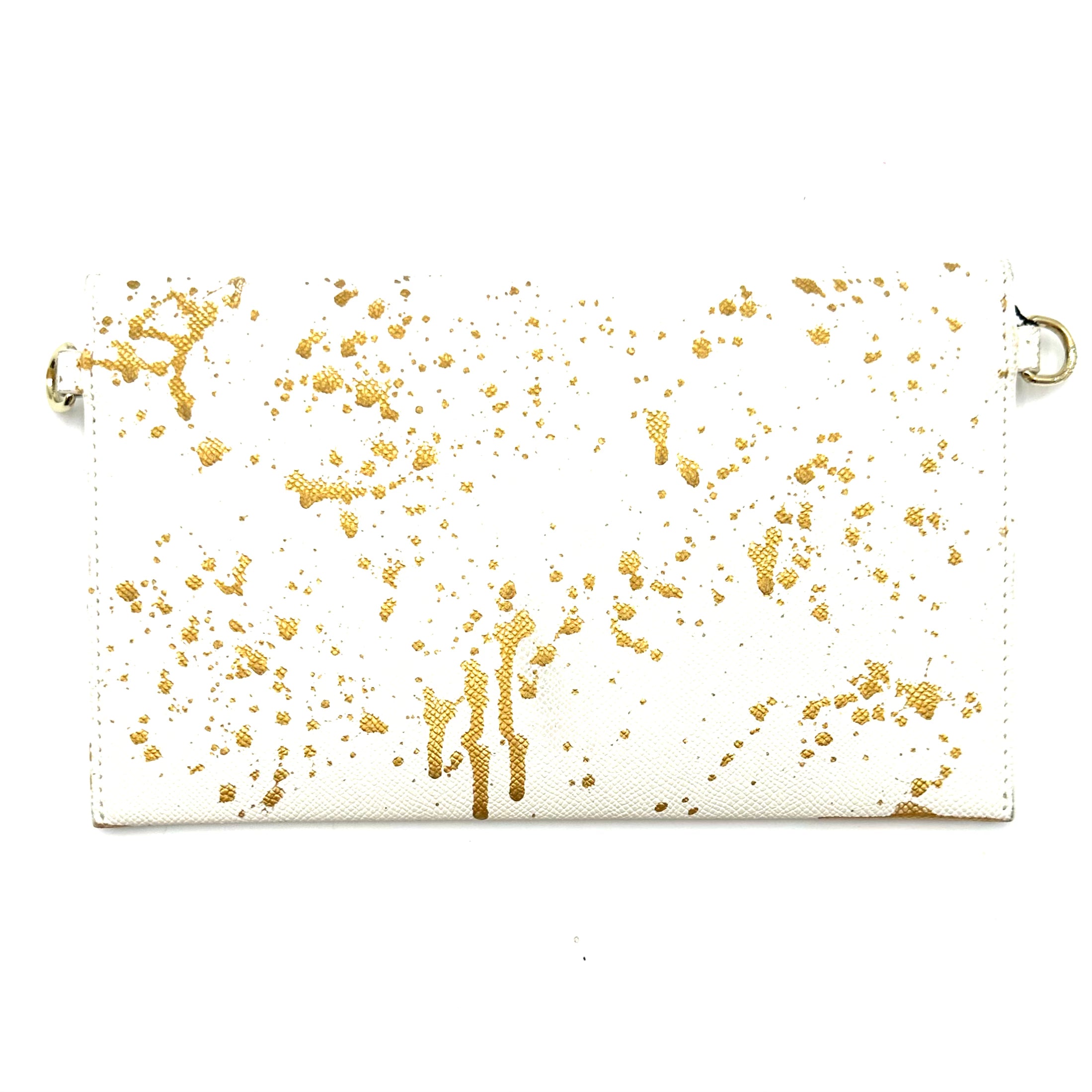 Anca Barbu Sabrina White Bag, Rule Breaker,Gold