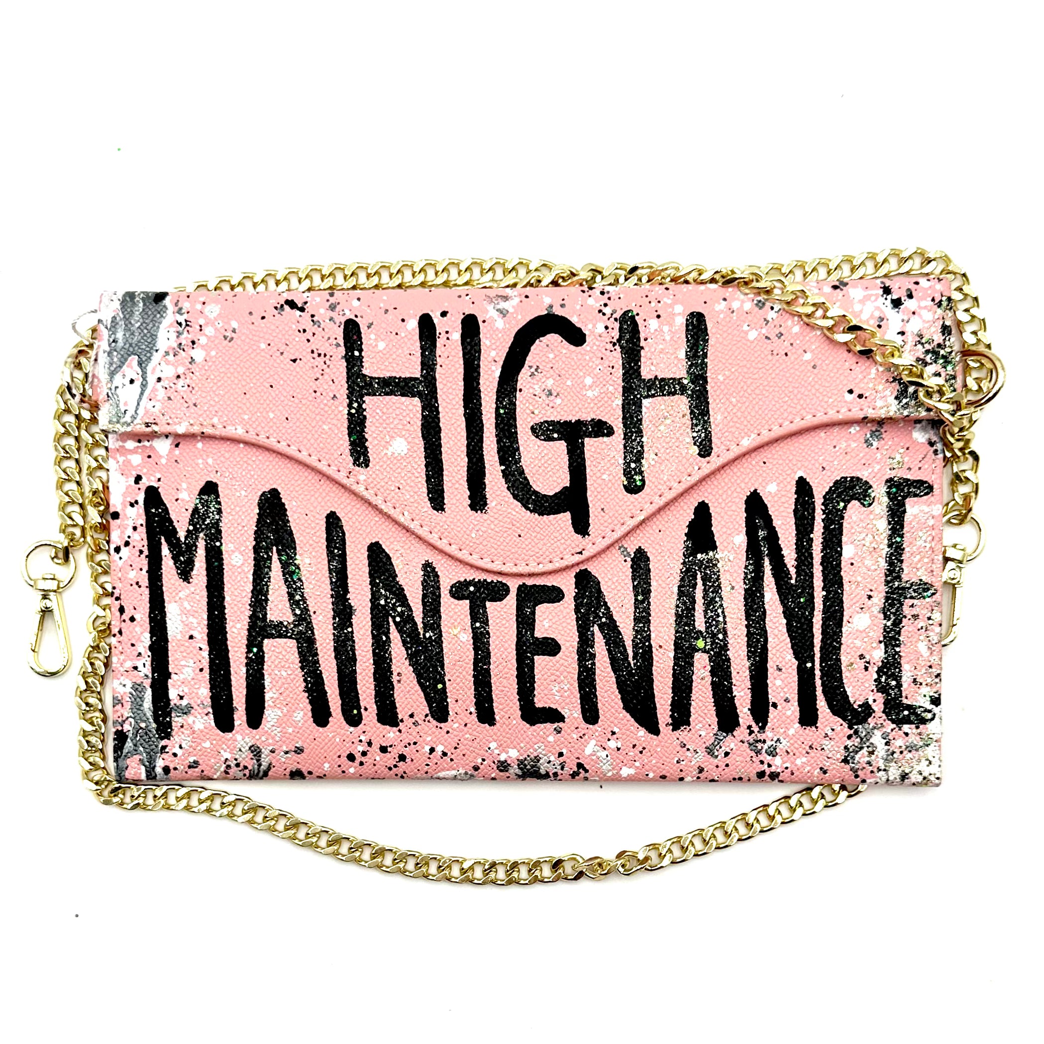 Anca Barbu Sabrina Light pink Bag, High Maintenance,Black