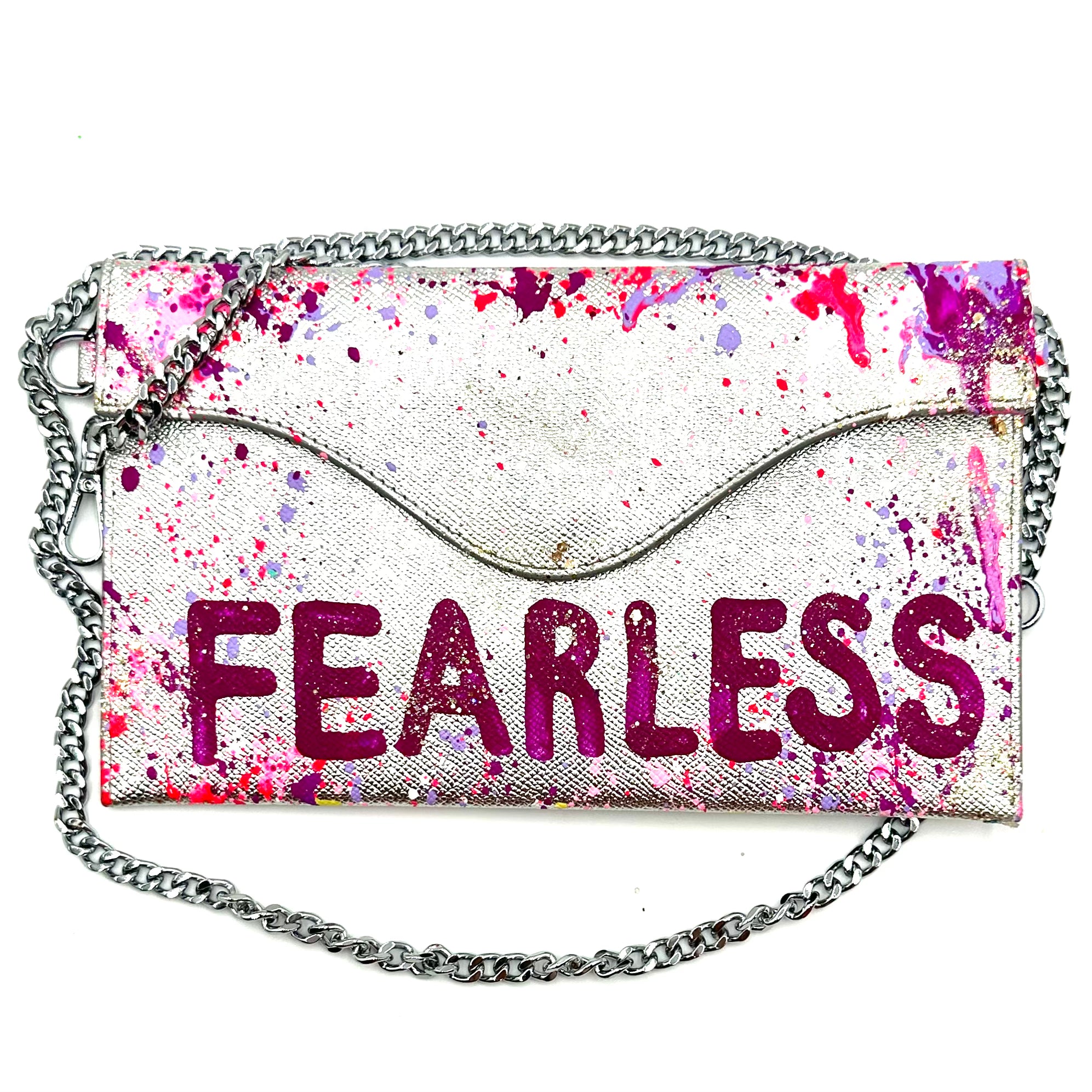 Anca Barbu Sabrina Silver Bag, Fearless,Purple