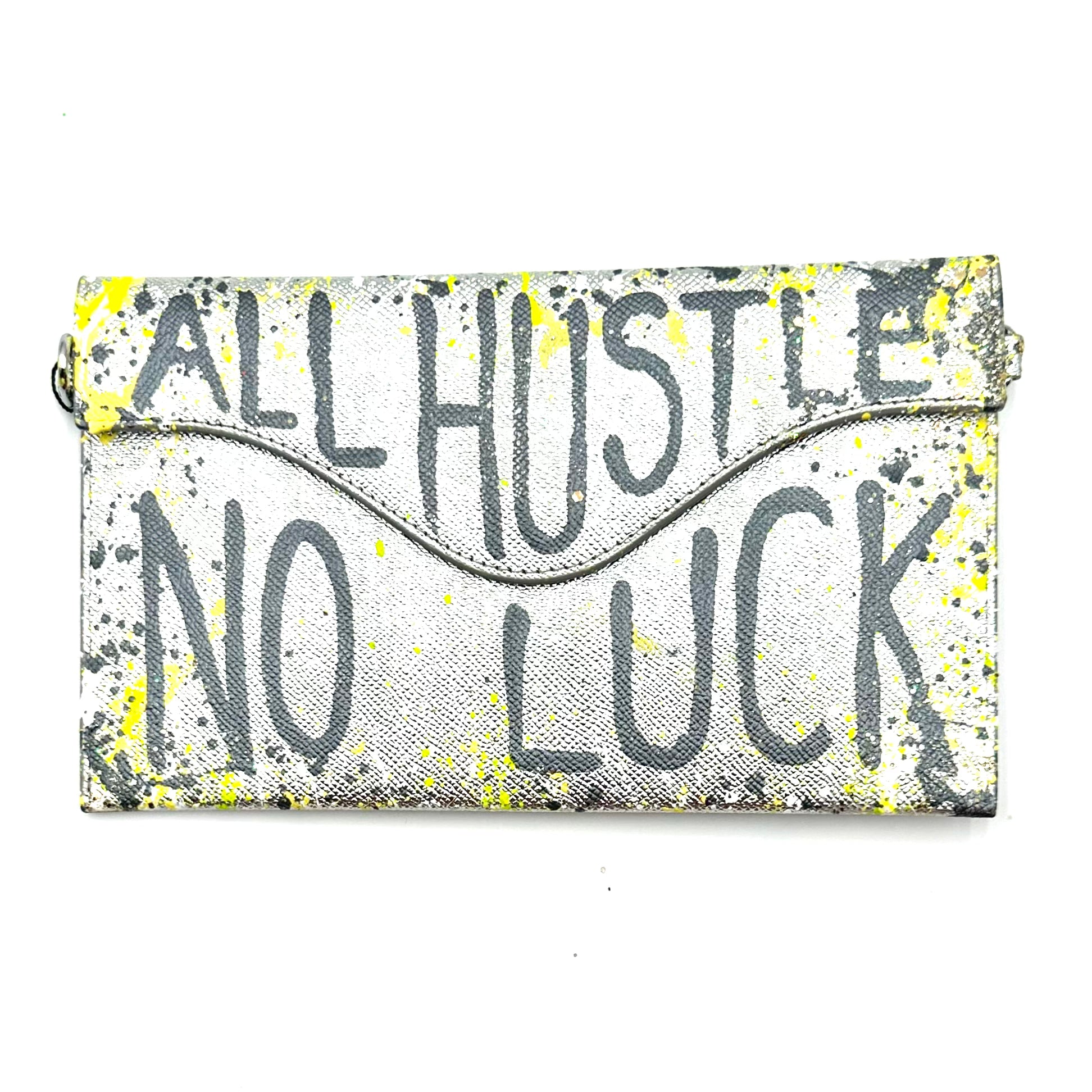 Anca Barbu Sabrina Silver Bag, All Hustle No Luck,Grey