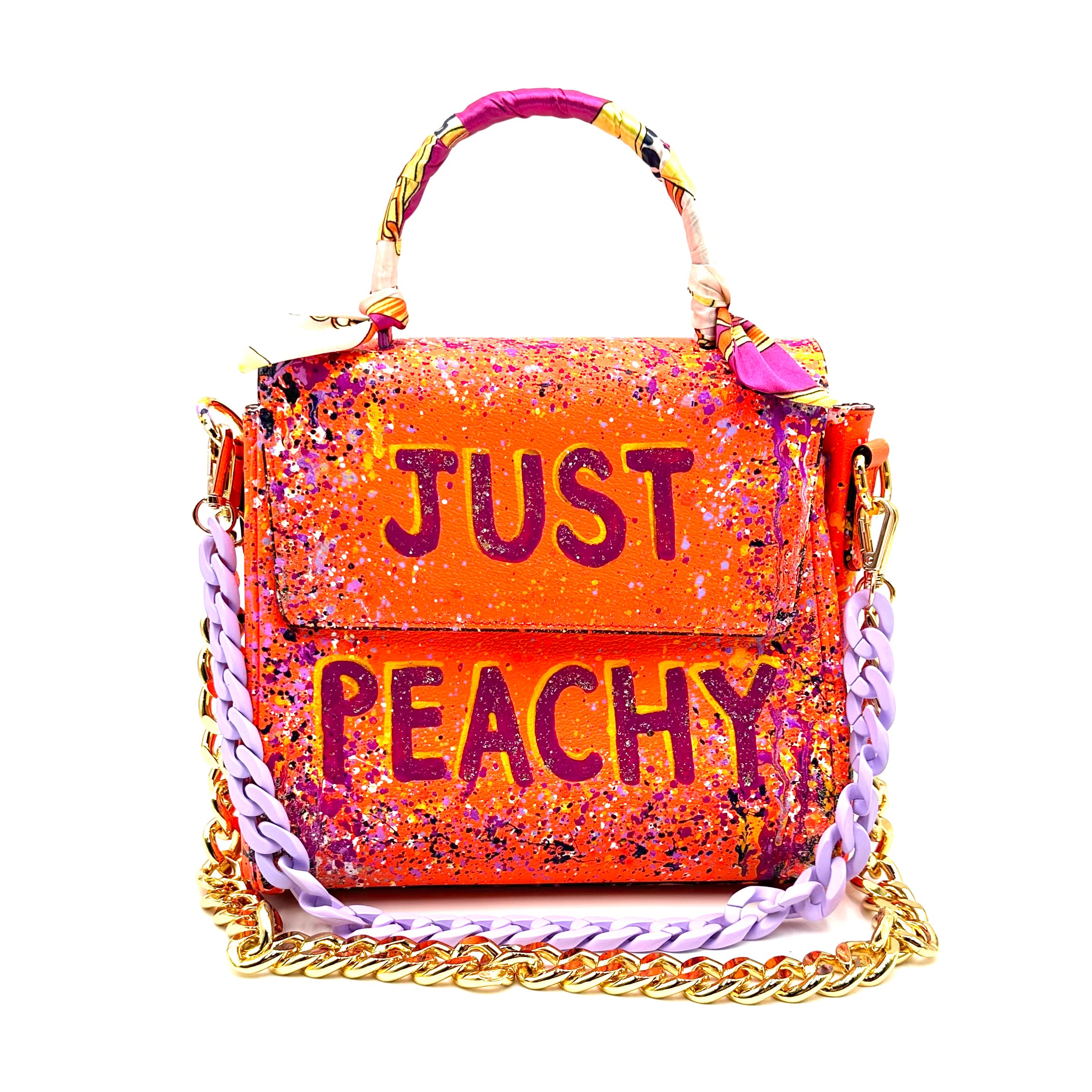 Anca Barbu Vicky Orange Bag, Just Peachy