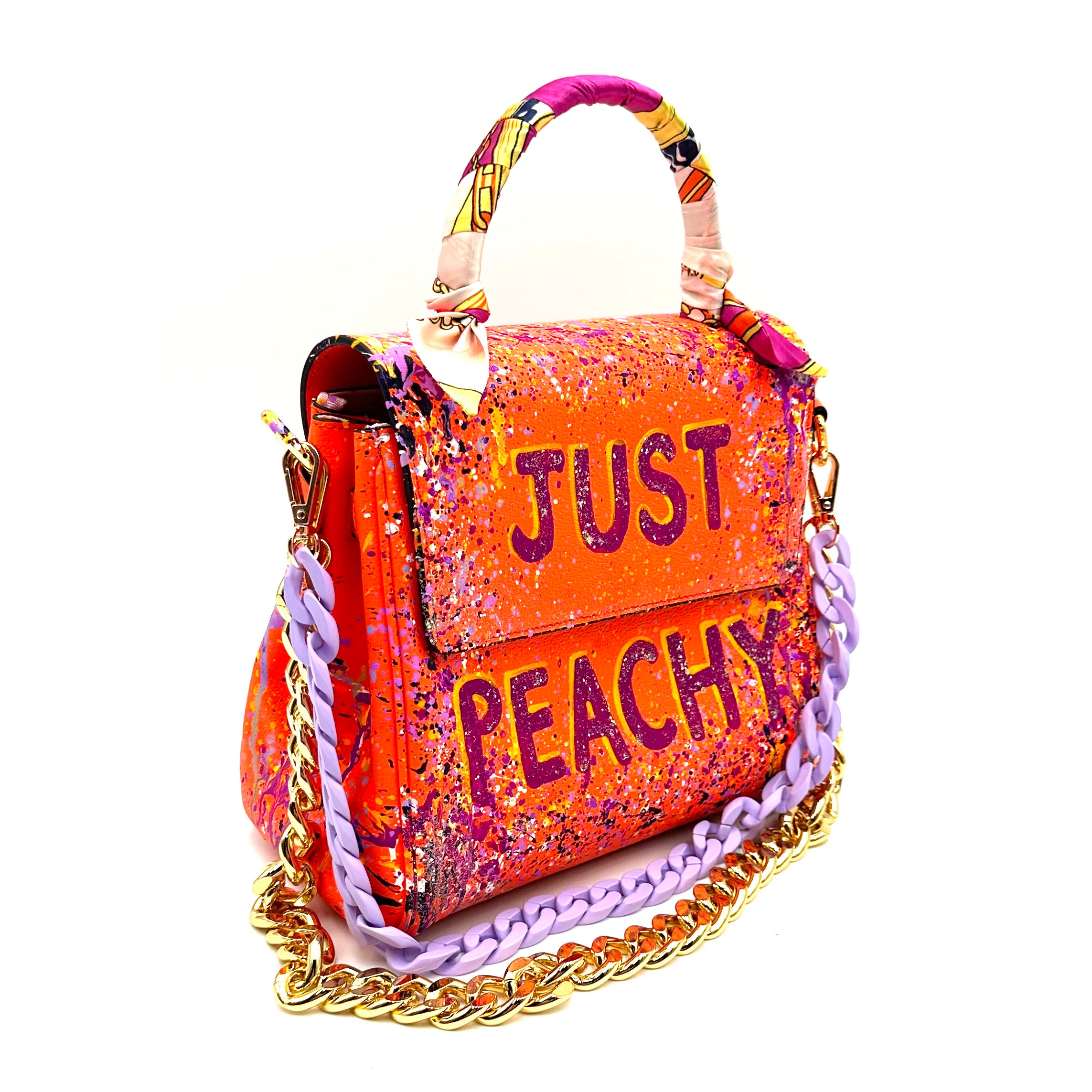 Anca Barbu Vicky Orange Bag, Just Peachy