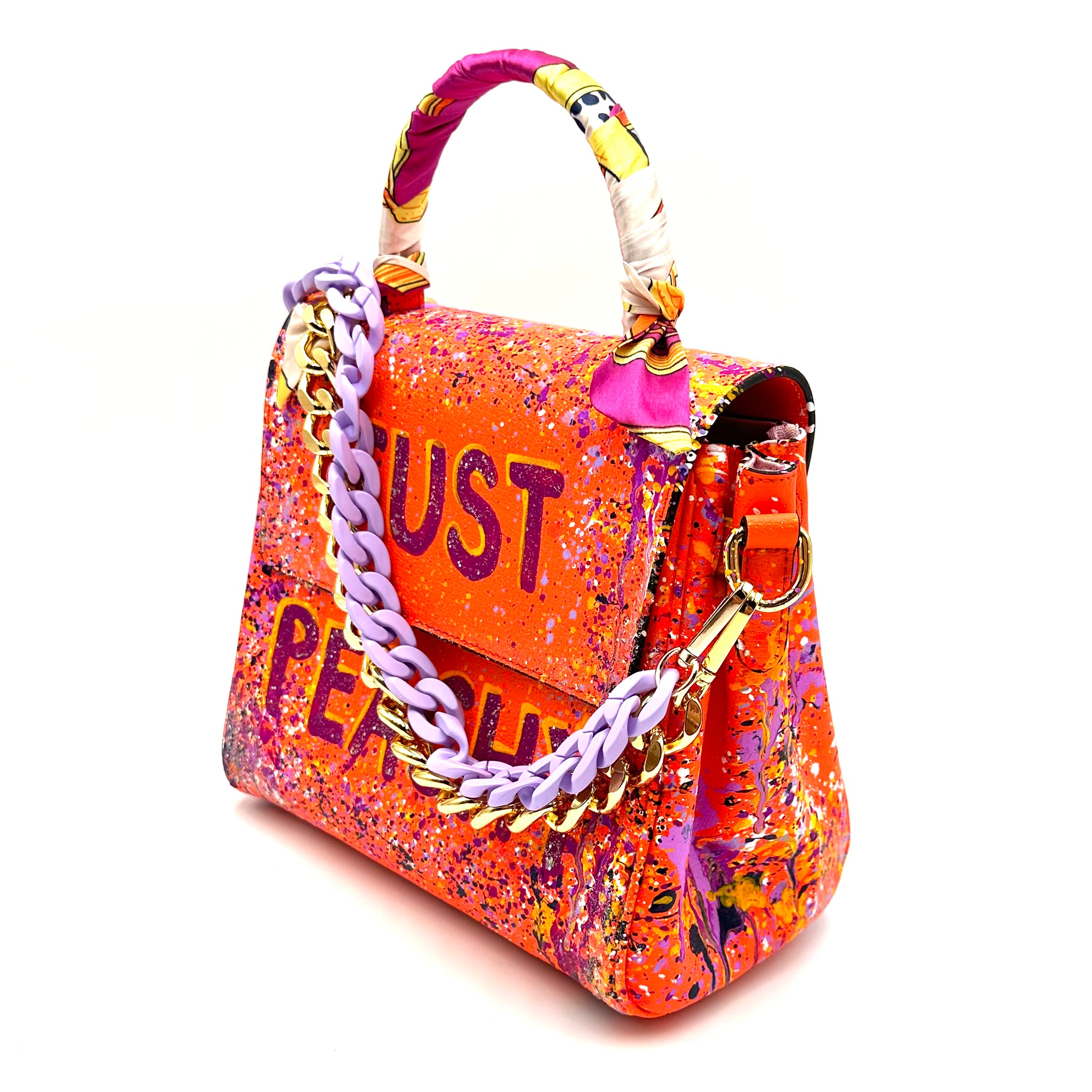 Anca Barbu Vicky Orange Bag, Just Peachy