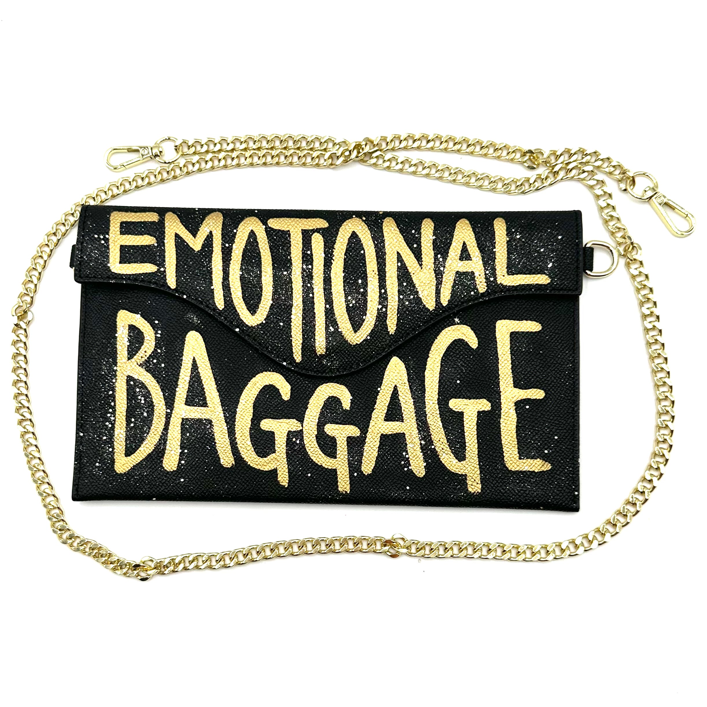 Anca Barbu Sabrina Black Bag, Emotional Baggage,Gold