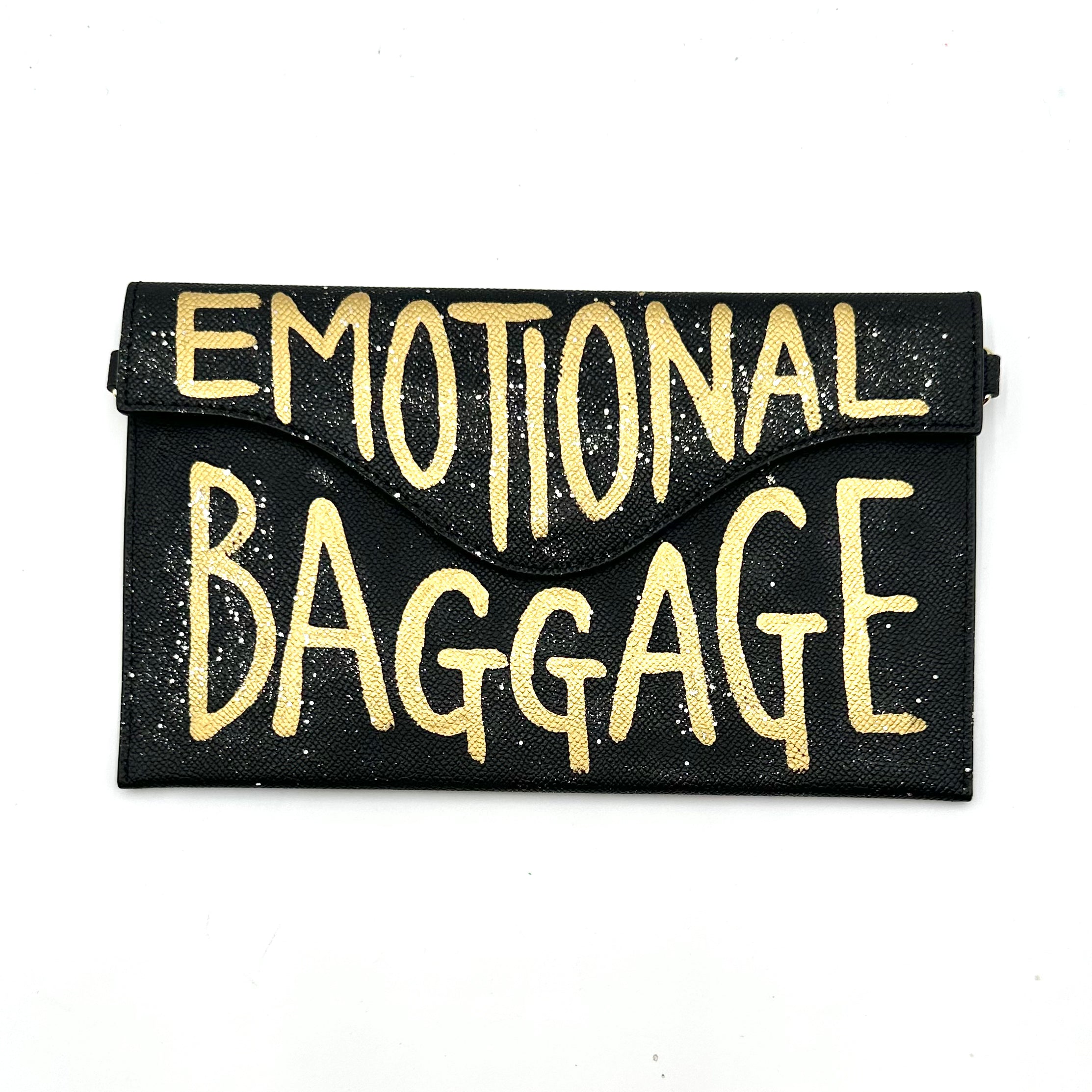 Anca Barbu Sabrina Black Bag, Emotional Baggage,Gold