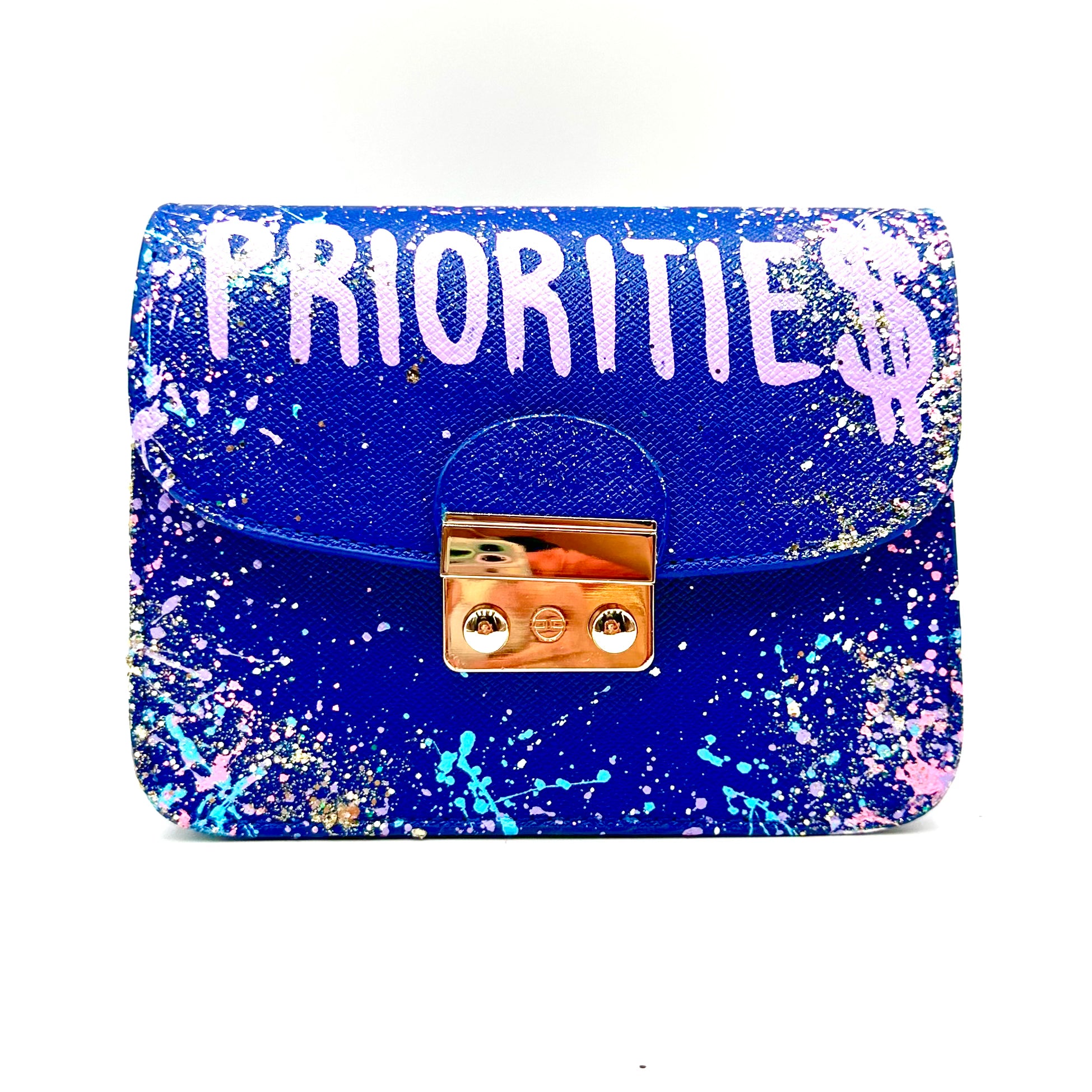 Anca Barbu Carolina Blue Bag, Prioritie$,Pink And Blue