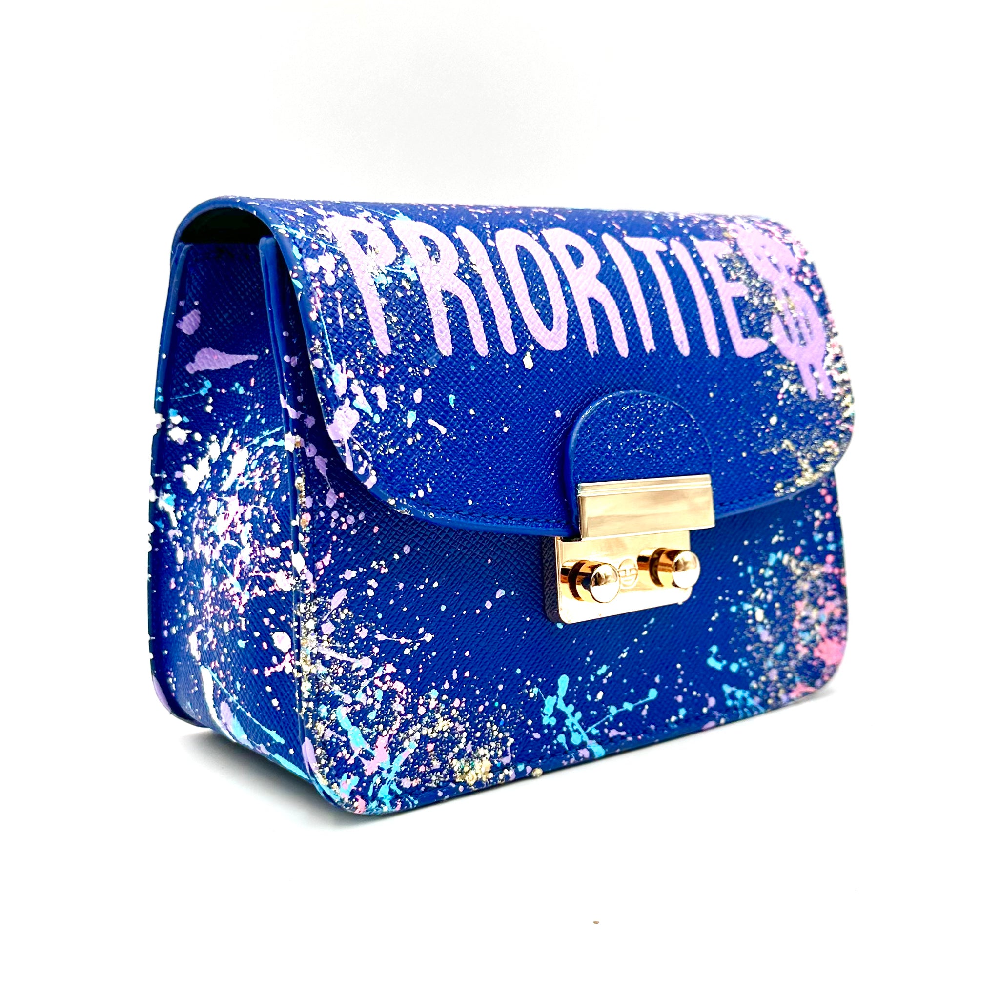 Anca Barbu Carolina Blue Bag, Prioritie$,Pink And Blue