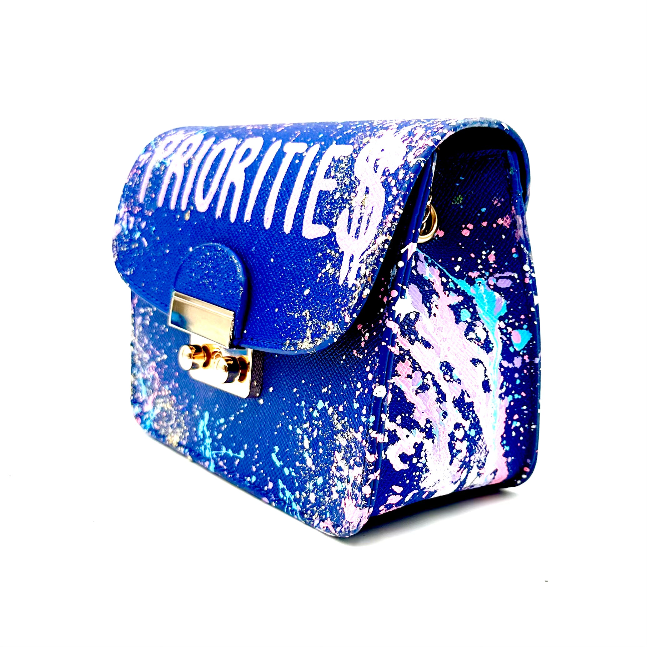 Anca Barbu Carolina Blue Bag, Prioritie$,Pink And Blue