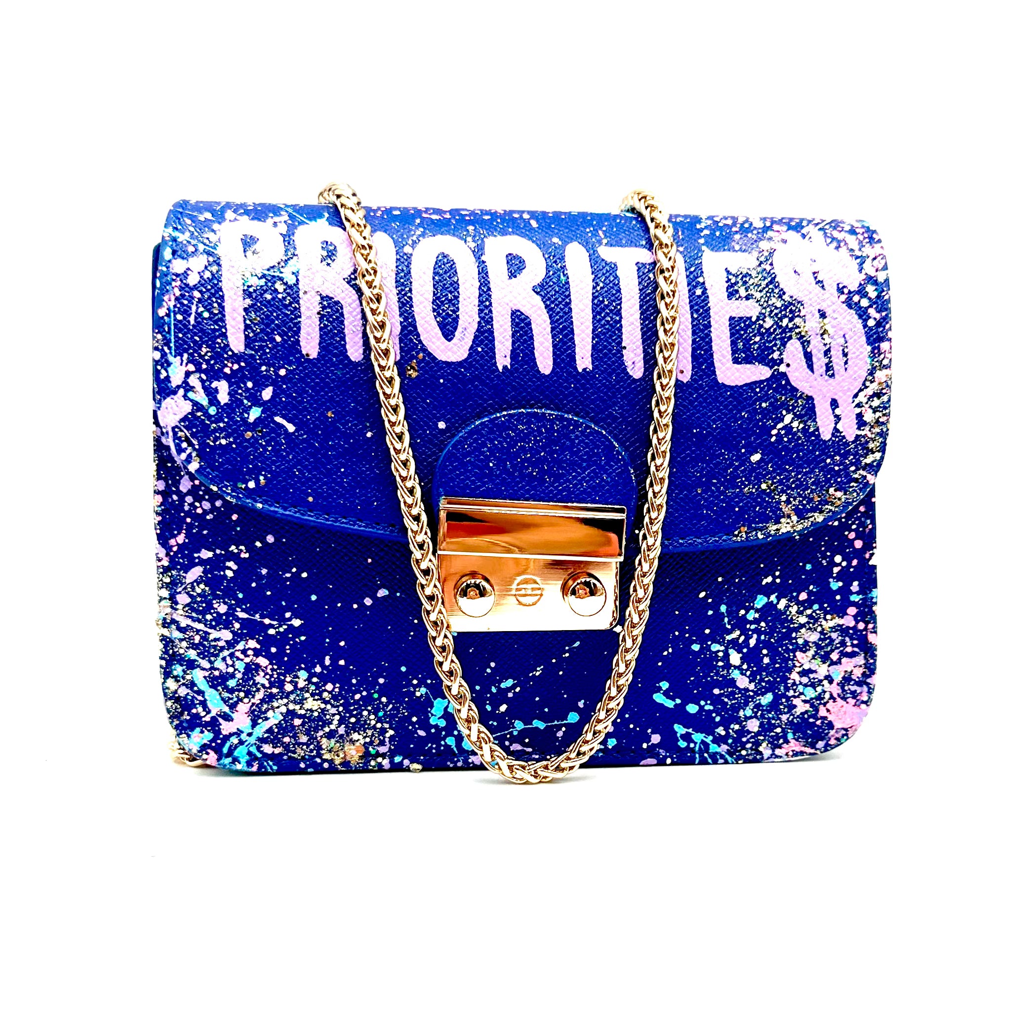 Anca Barbu Carolina Blue Bag, Prioritie$,Pink And Blue