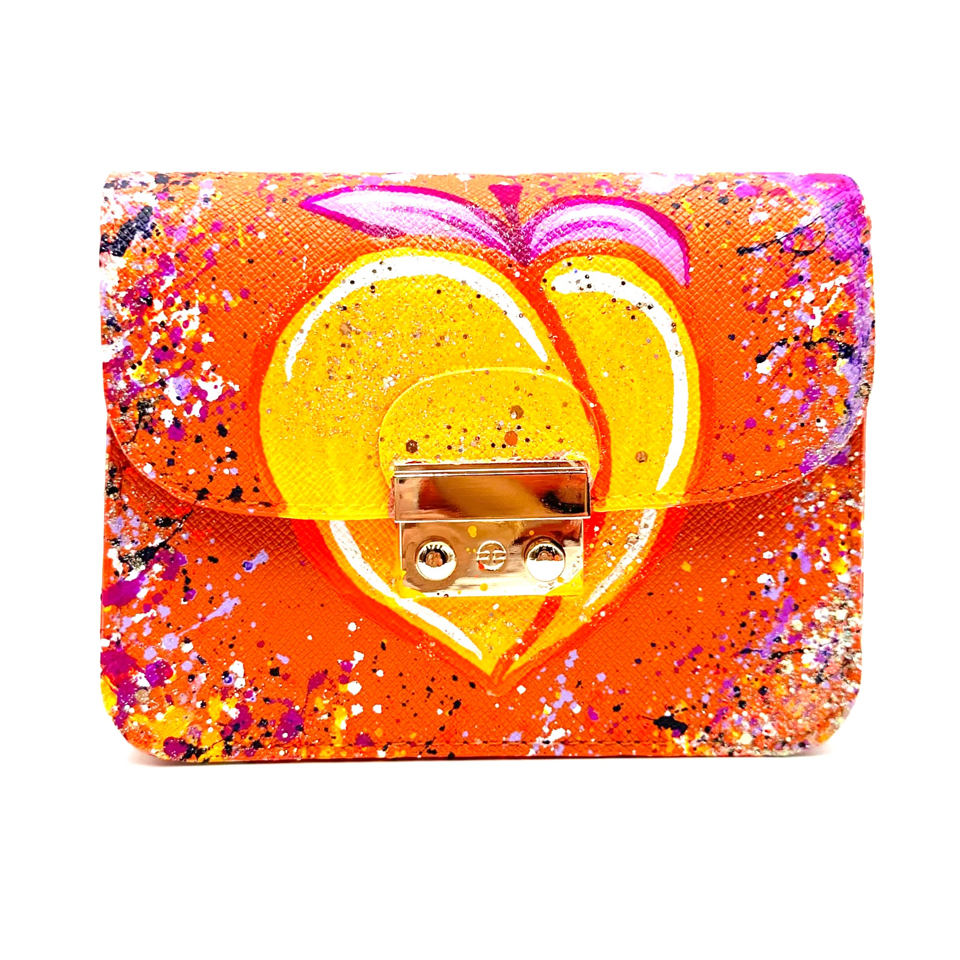 Anca Barbu Carolina Orange Bag, Peach