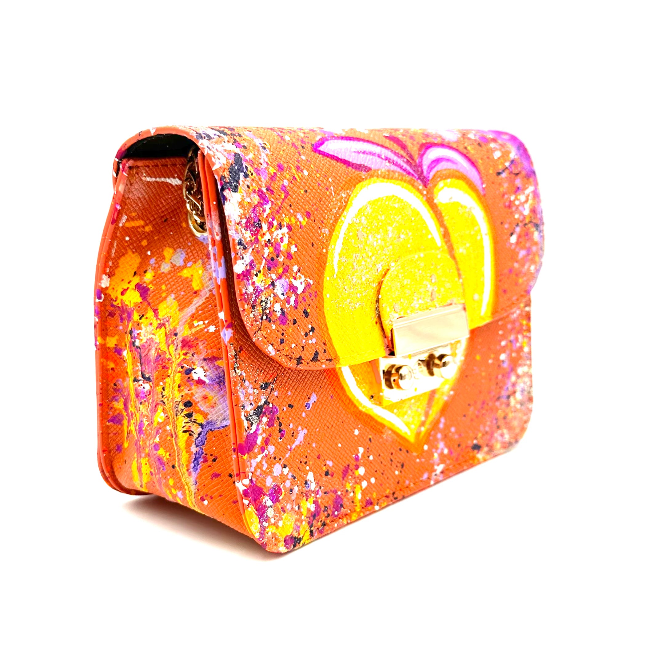 Anca Barbu Carolina Orange Bag, Peach