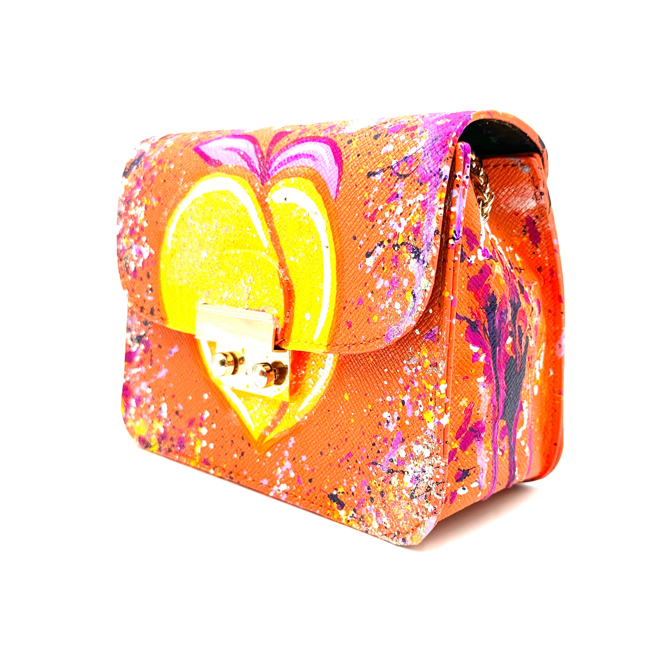 Anca Barbu Carolina Orange Bag, Peach