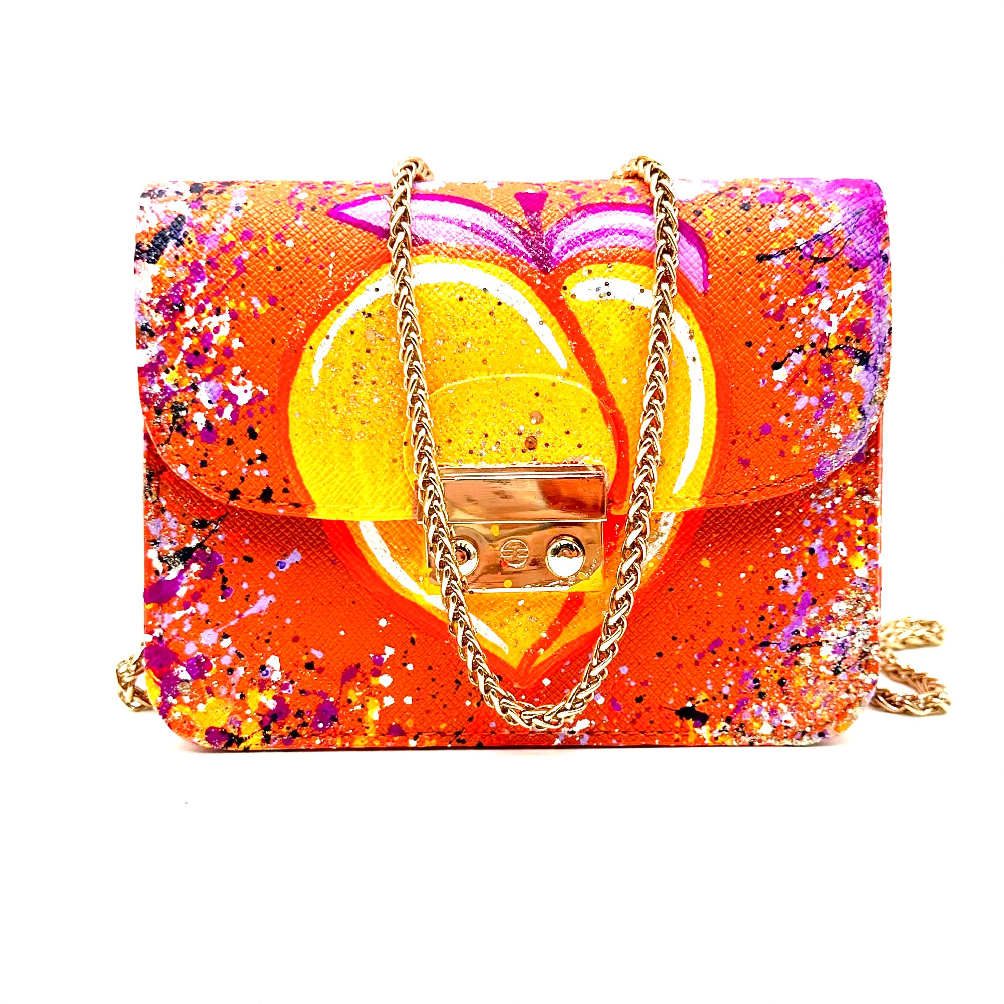Anca Barbu Carolina Orange Bag, Peach