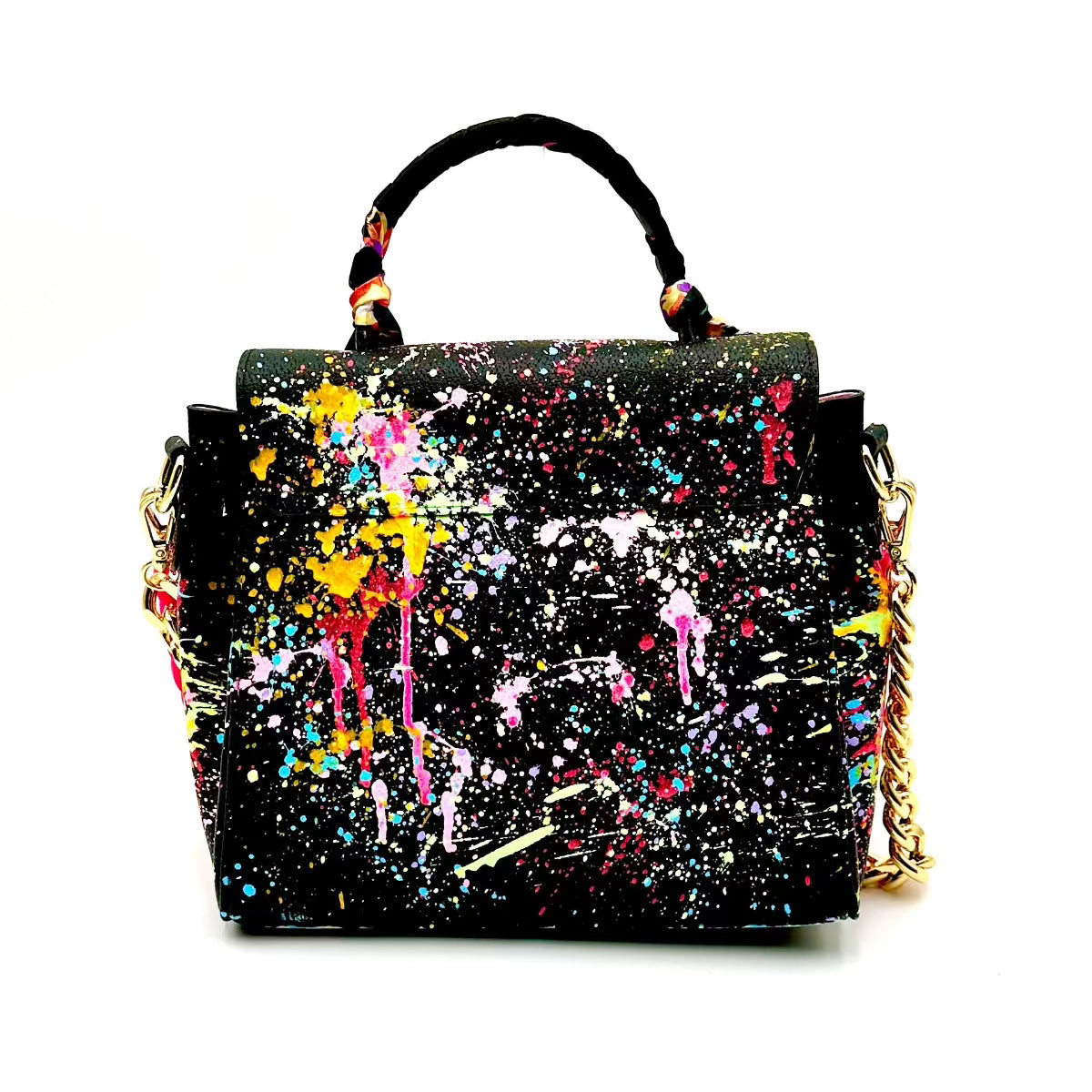 Anca Barbu Vicky Bag, Hearts Graffiti, Bright