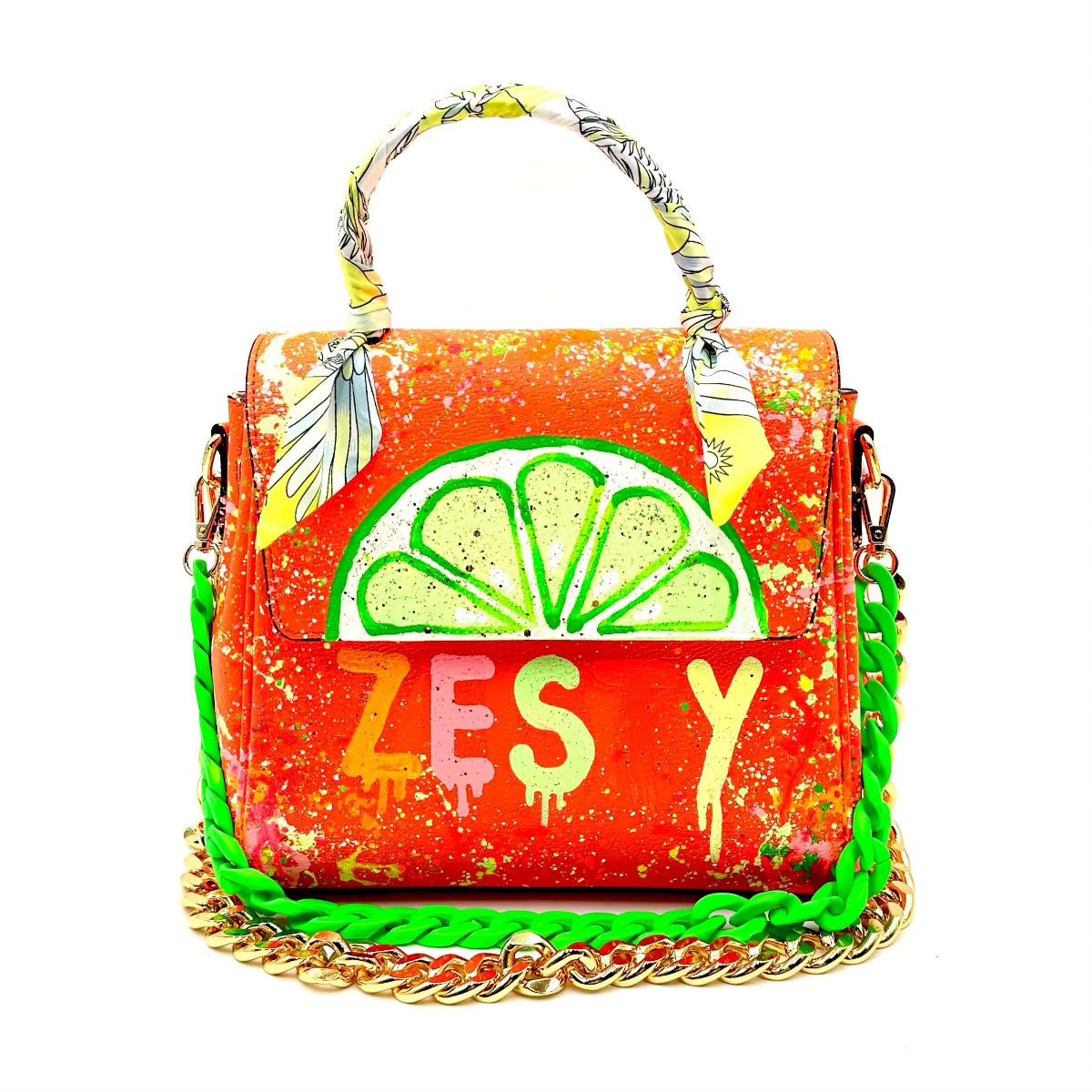 Anca Barbu Vicky Bag, Zesty, Citrus Splashes